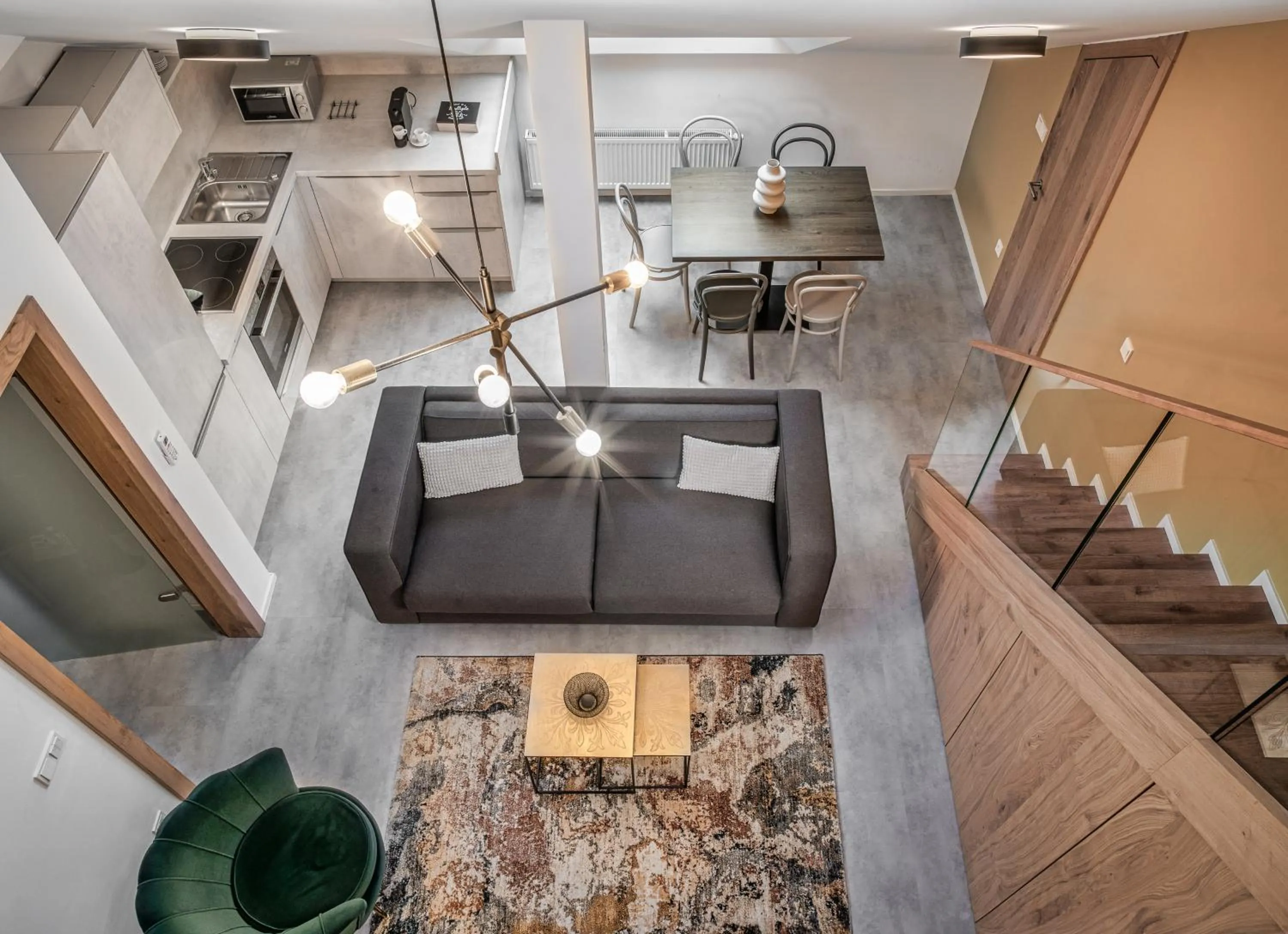 Kitchen or kitchenette in VN48 Suites by Adrez