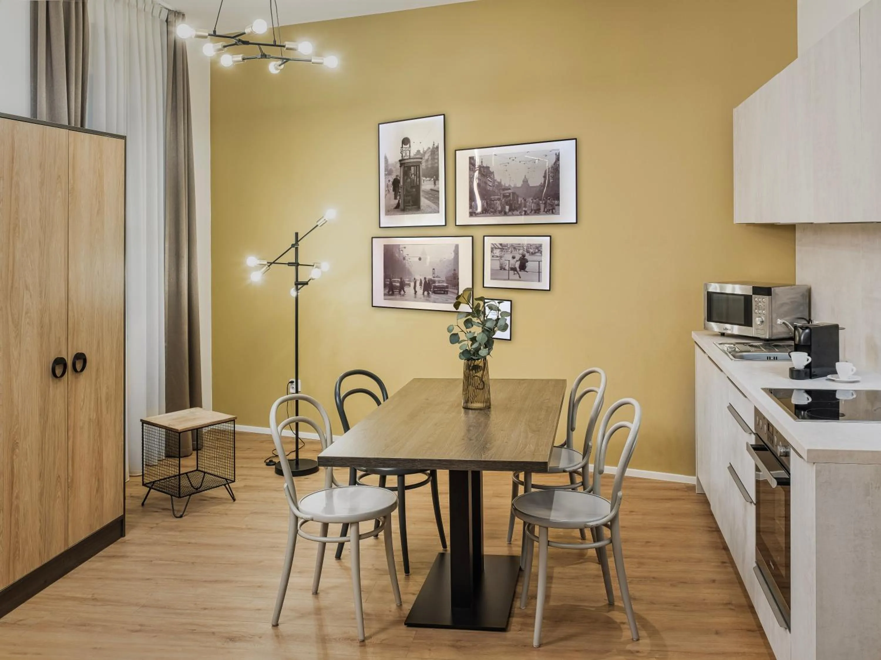 Kitchen or kitchenette in VN48 Suites by Adrez