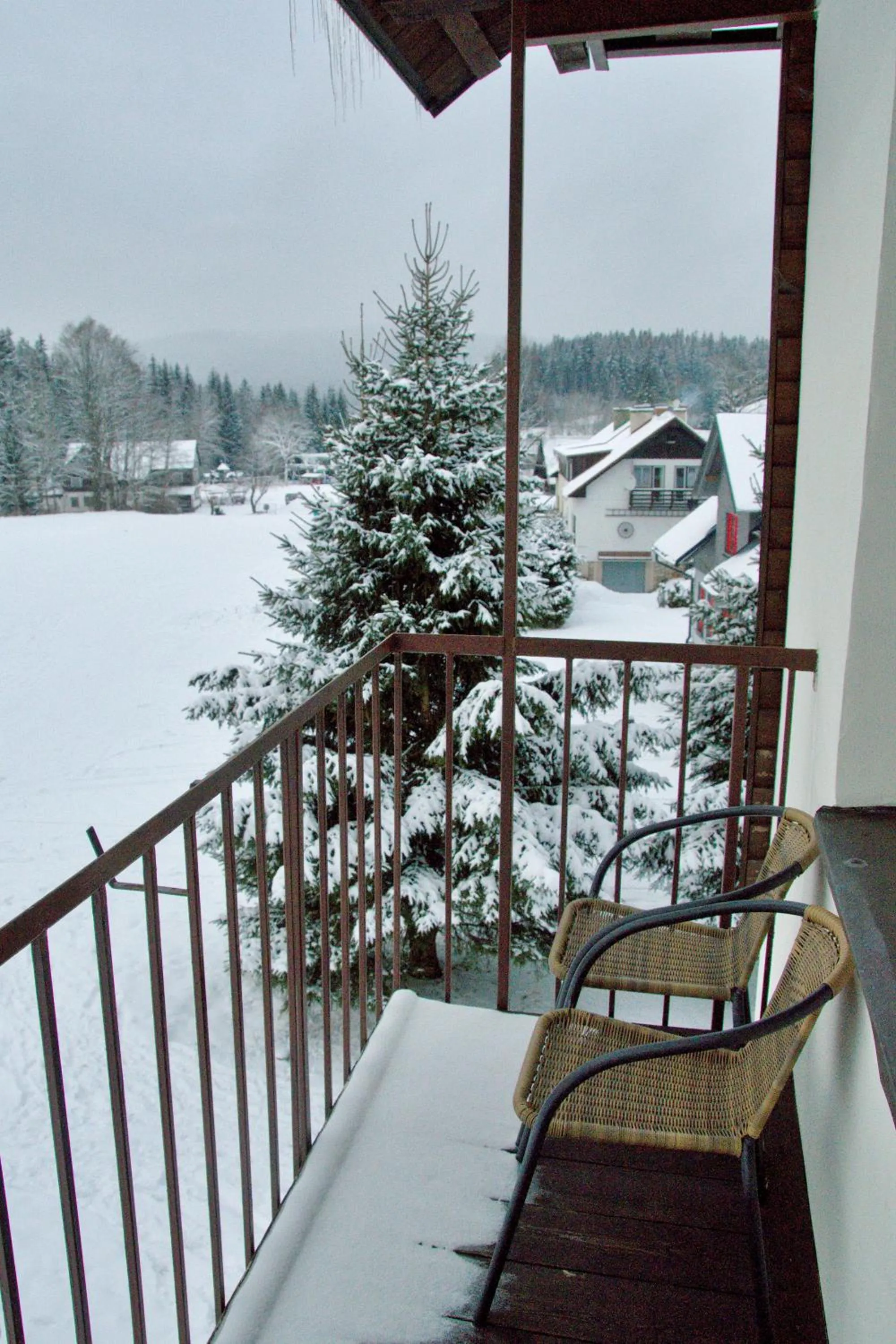 Balcony/Terrace in Hotel Harrachov Inn
