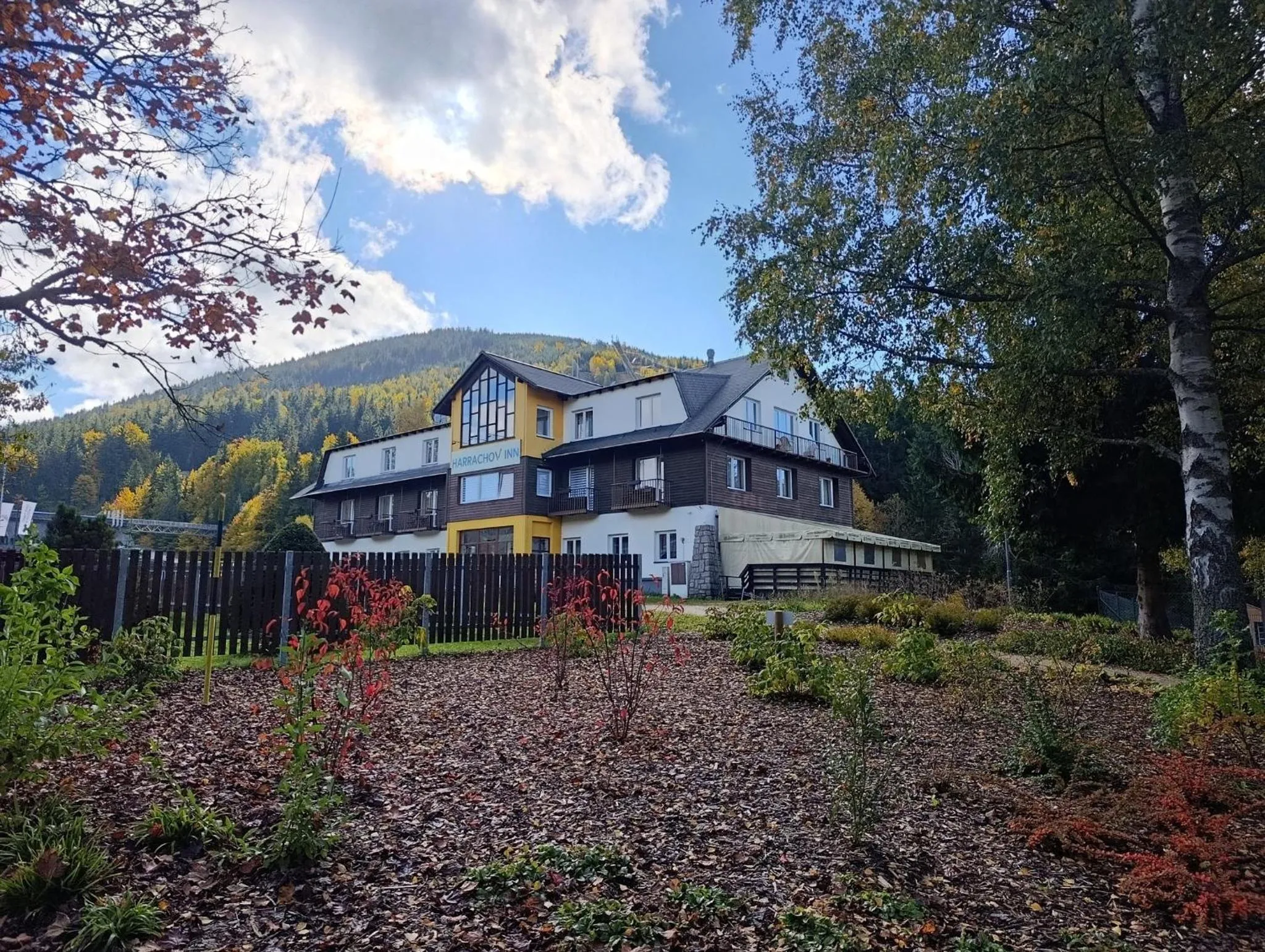 Property building in Hotel Harrachov Inn