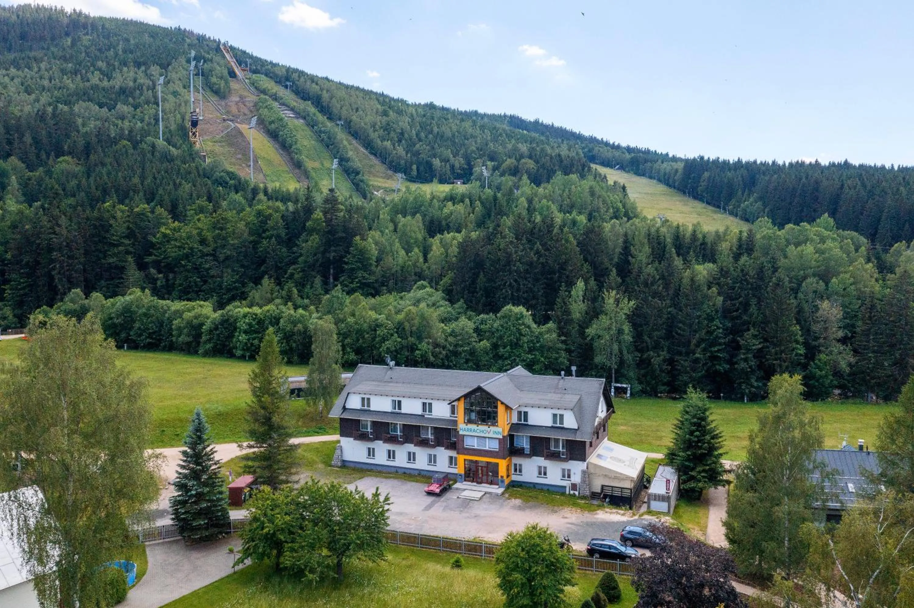Bird's eye view in Hotel Harrachov Inn