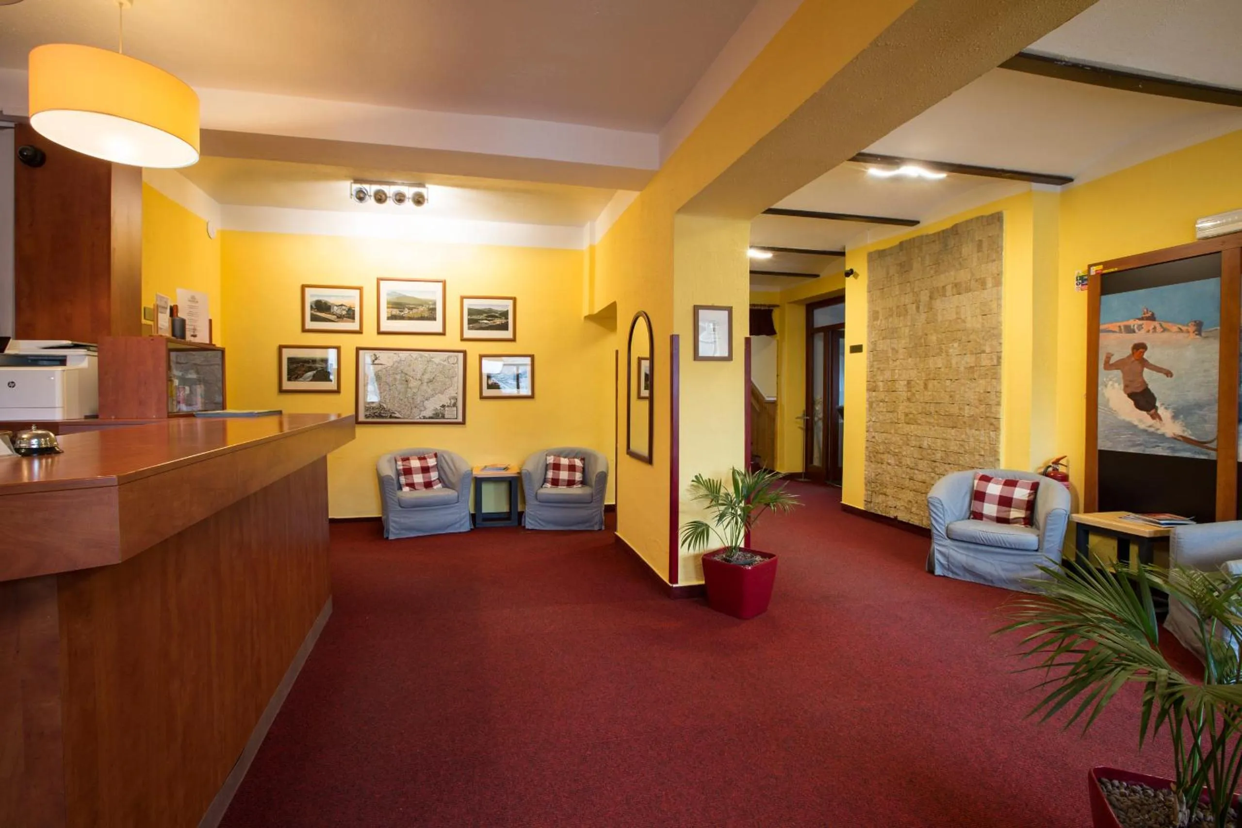 Lobby or reception in Hotel Harrachov Inn