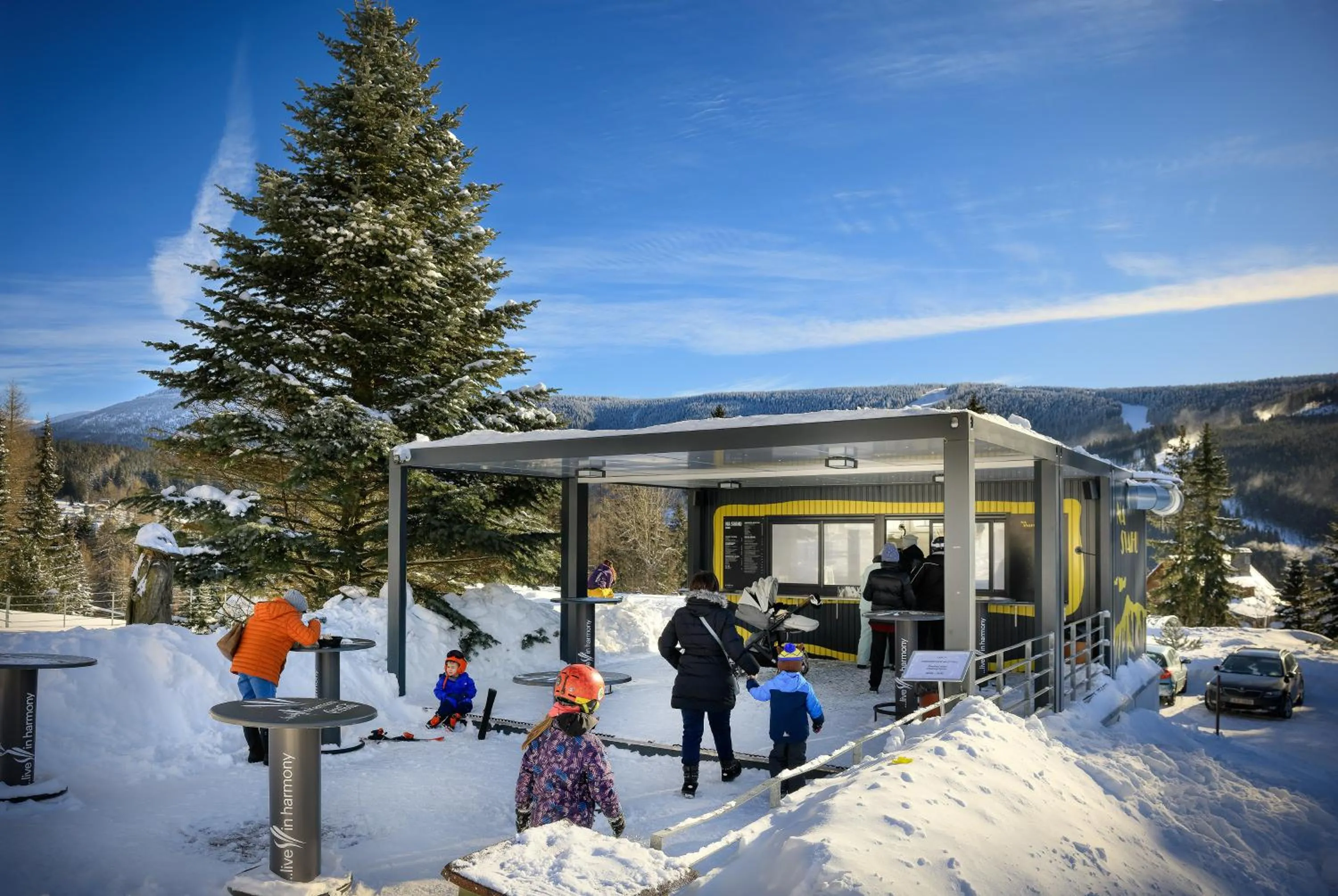 Off site in Harmony Hotel