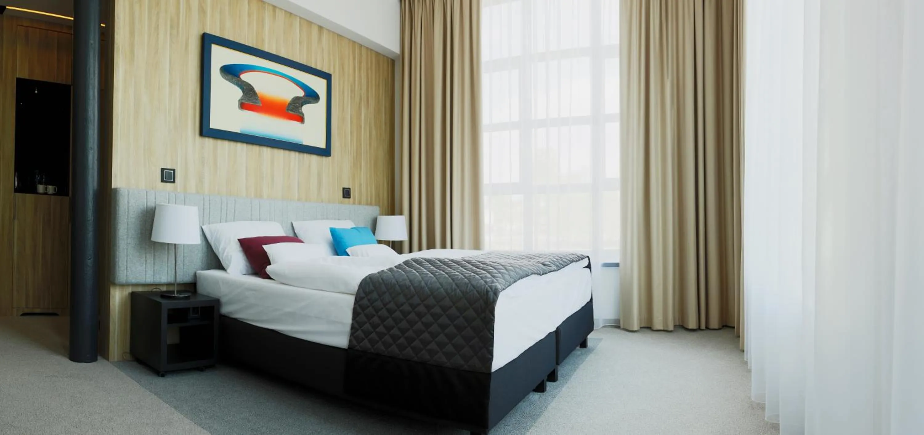 Photo of the whole room, Bed in Fabryka Wełny Hotel & Spa