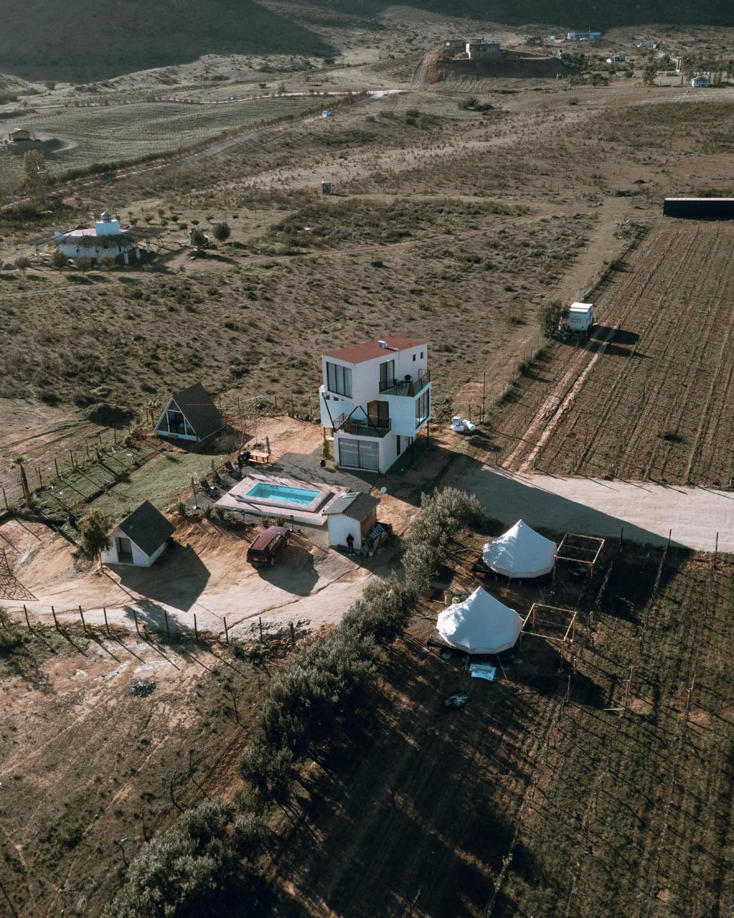 Bird's eye view in The Pangea Valle de Guadalupe