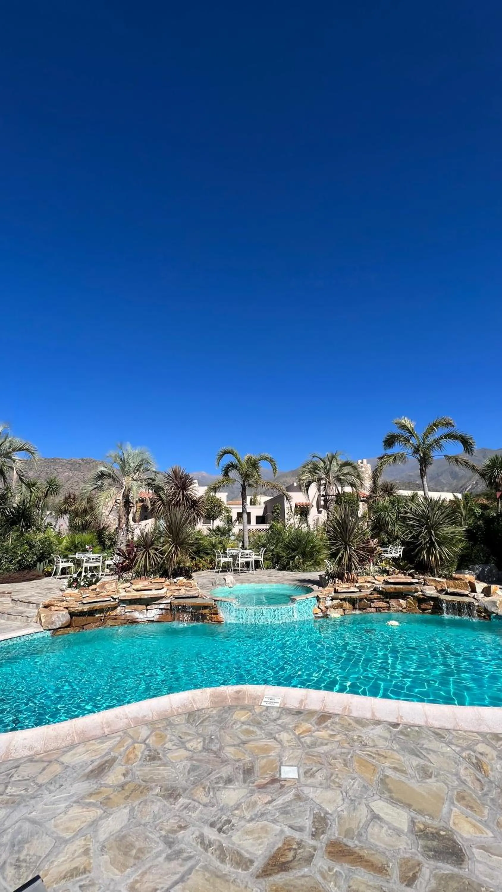 Pool view in Piattelli Wine Resort Hotel Cafayate