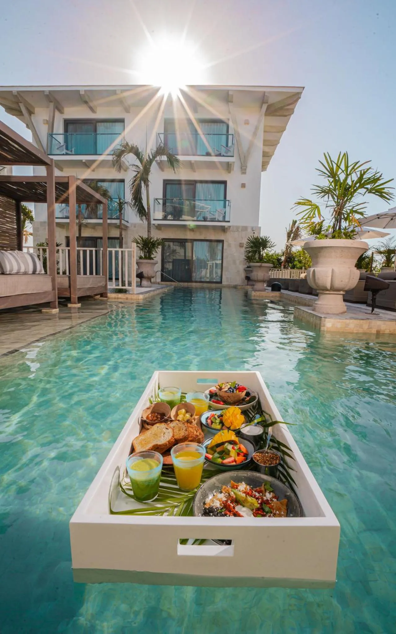 Swimming pool in Naay Boutique Hotel Holbox