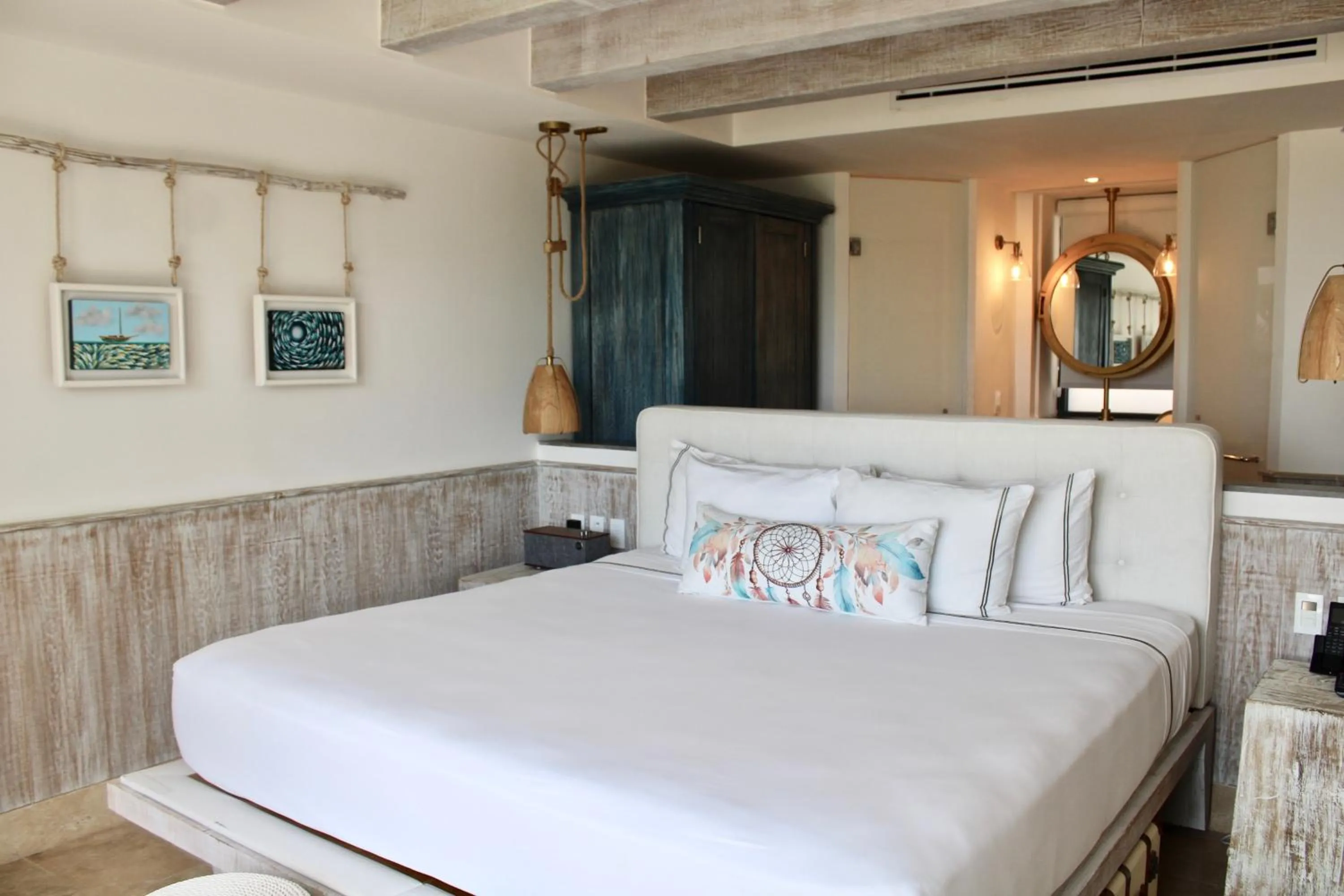 Bed in Naay Boutique Hotel Holbox
