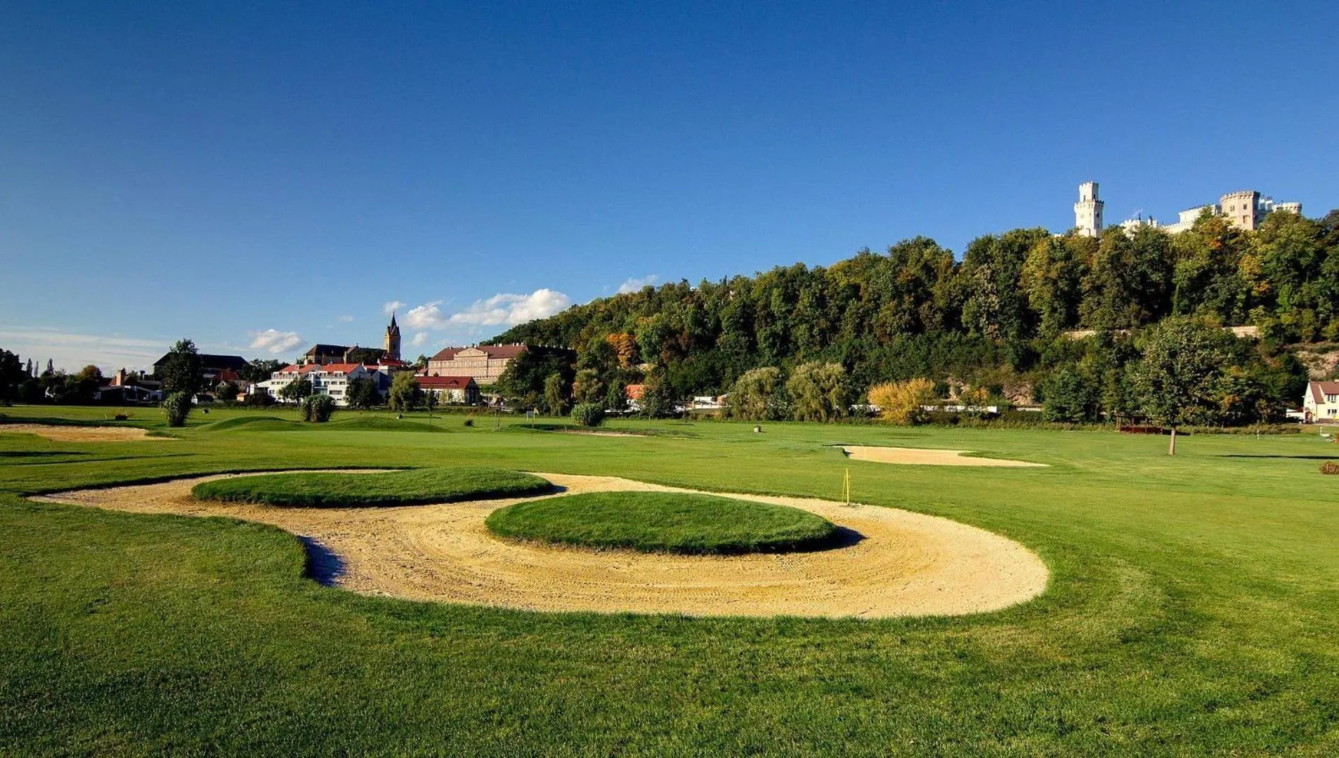 Golfcourse in Hotel Podhrad