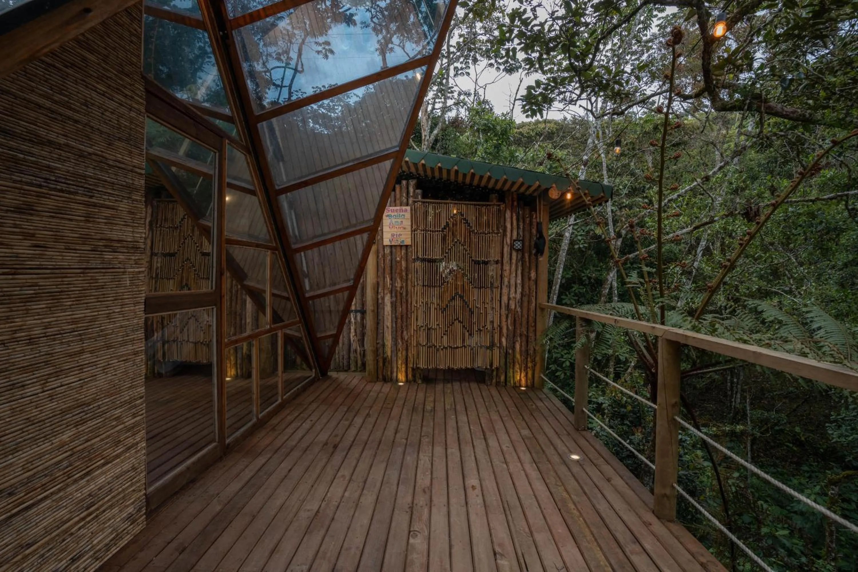 Natural landscape in BubbleSky Glamping Guatapé