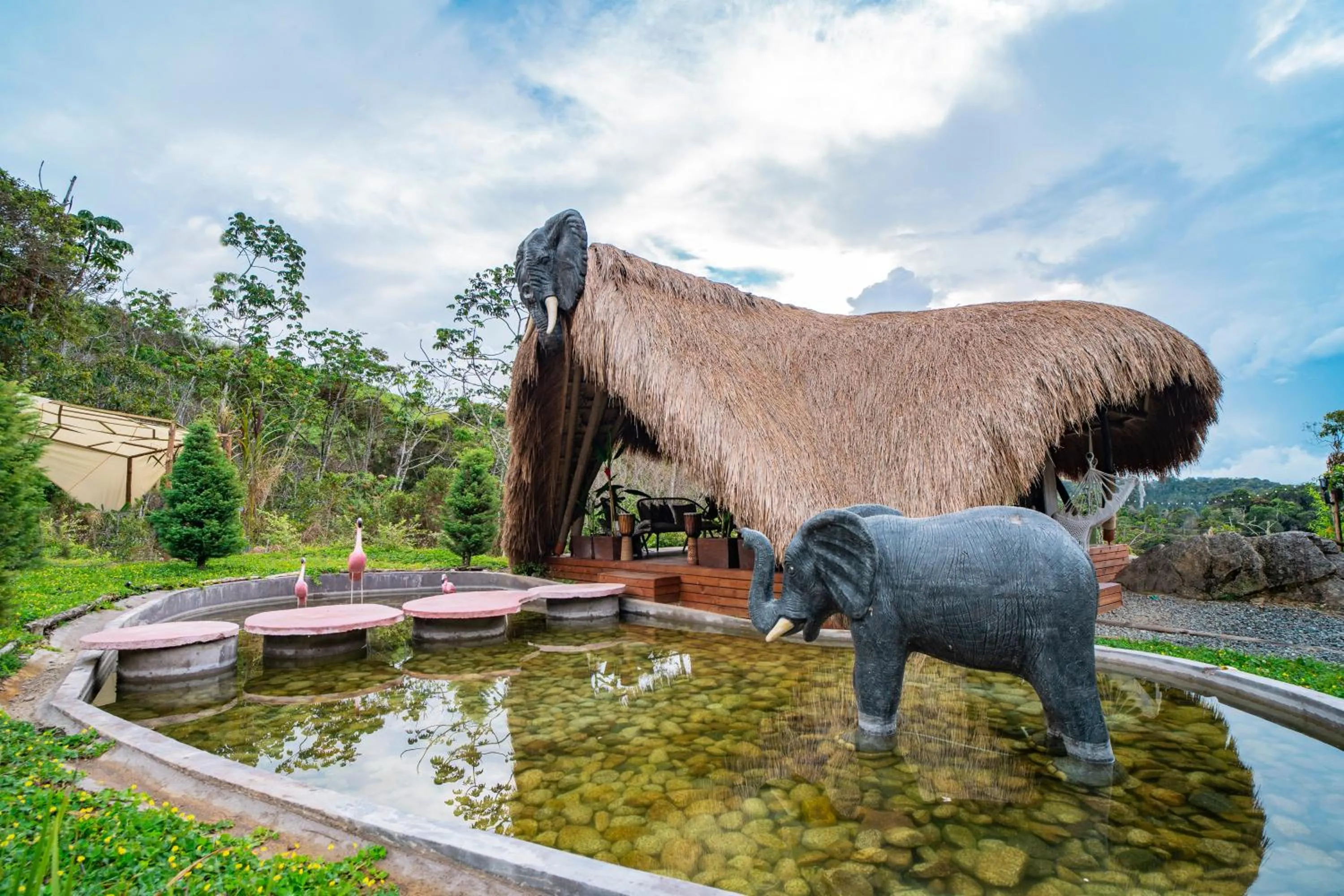 Lobby or reception in BubbleSky Glamping Guatapé