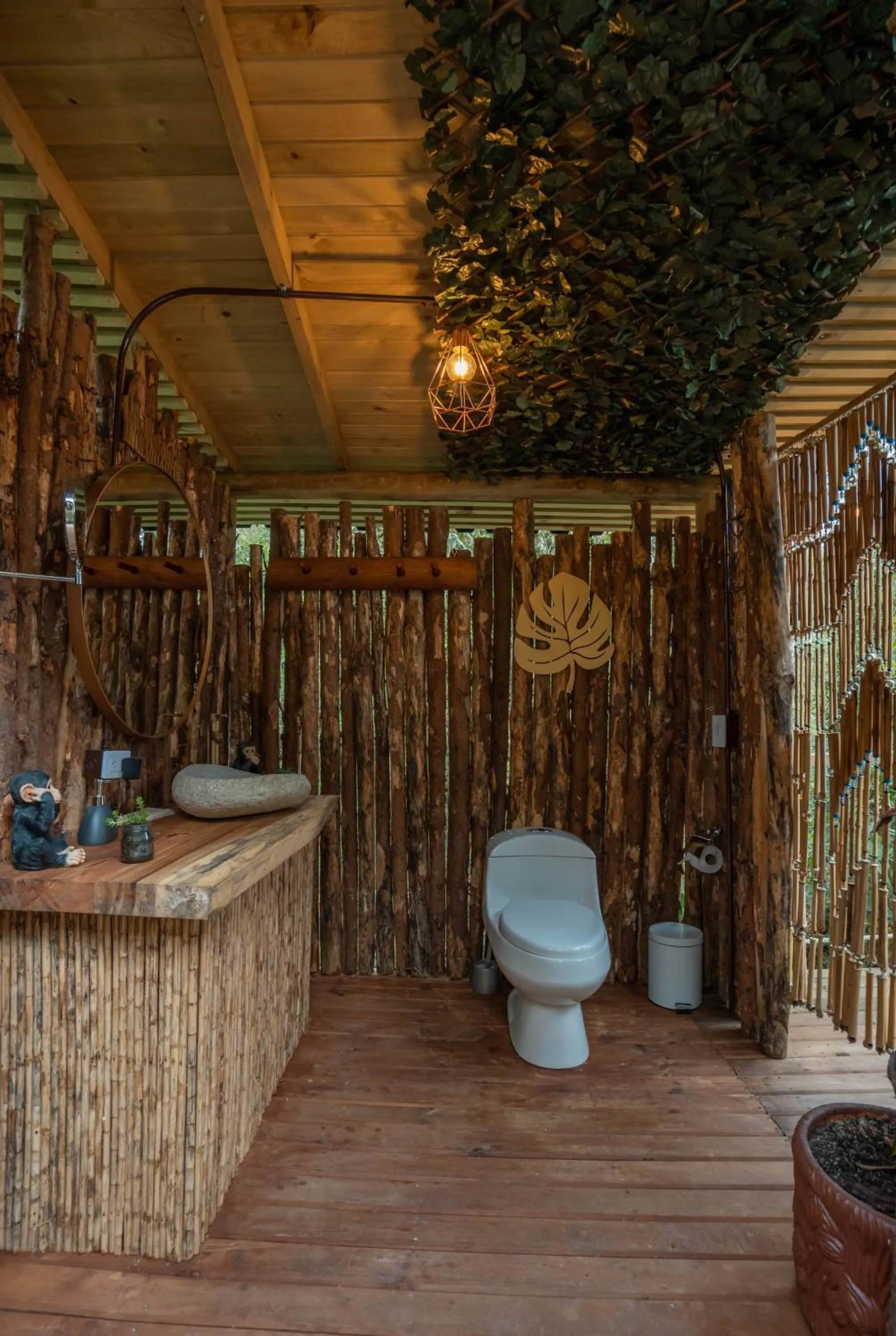 Bathroom in BubbleSky Glamping Guatapé