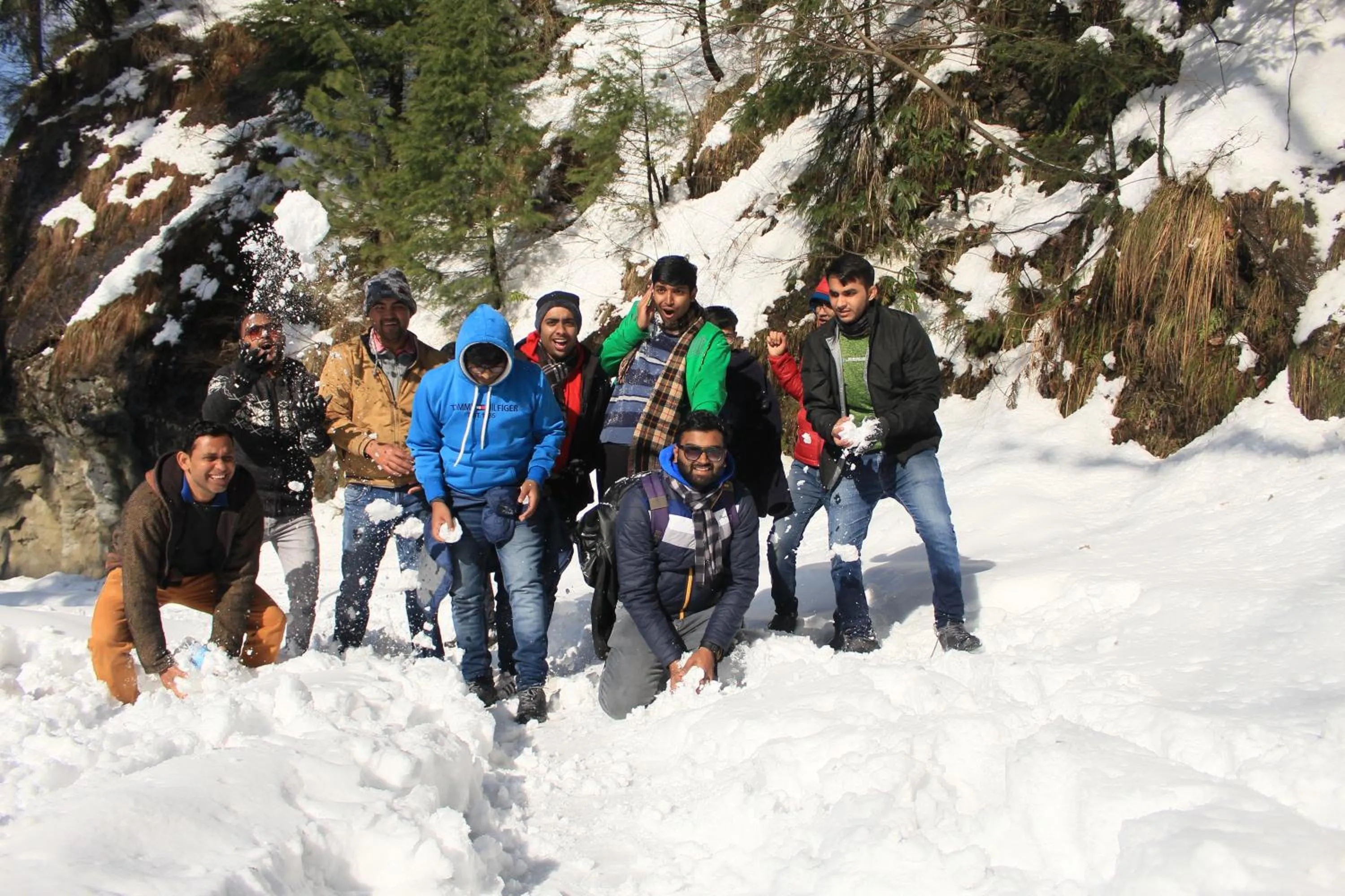 Natural landscape in Madpackers Jibhi - Of Streamsides & Waterfalls