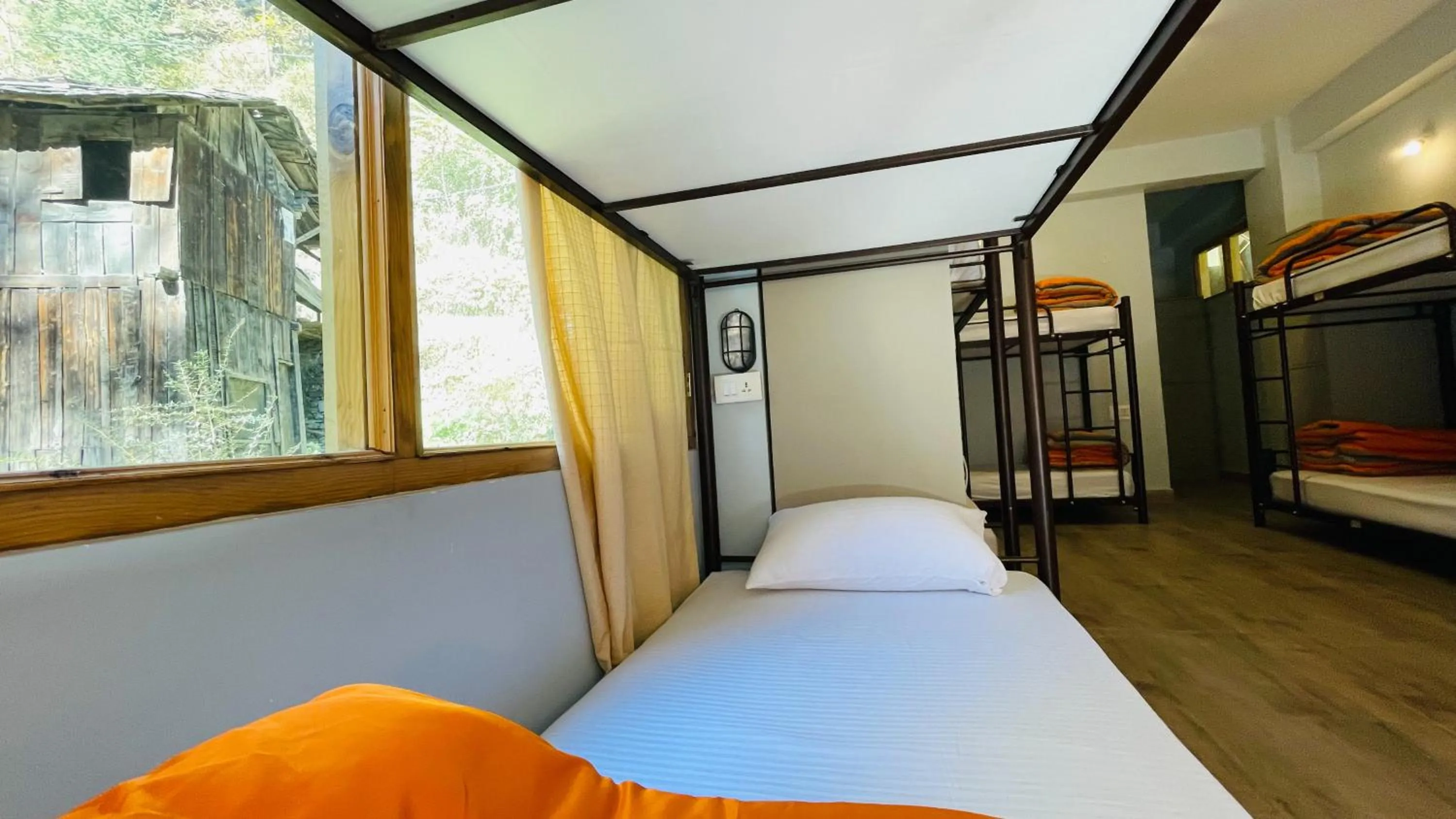 Photo of the whole room, Bed in Madpackers Jibhi - Of Streamsides & Waterfalls