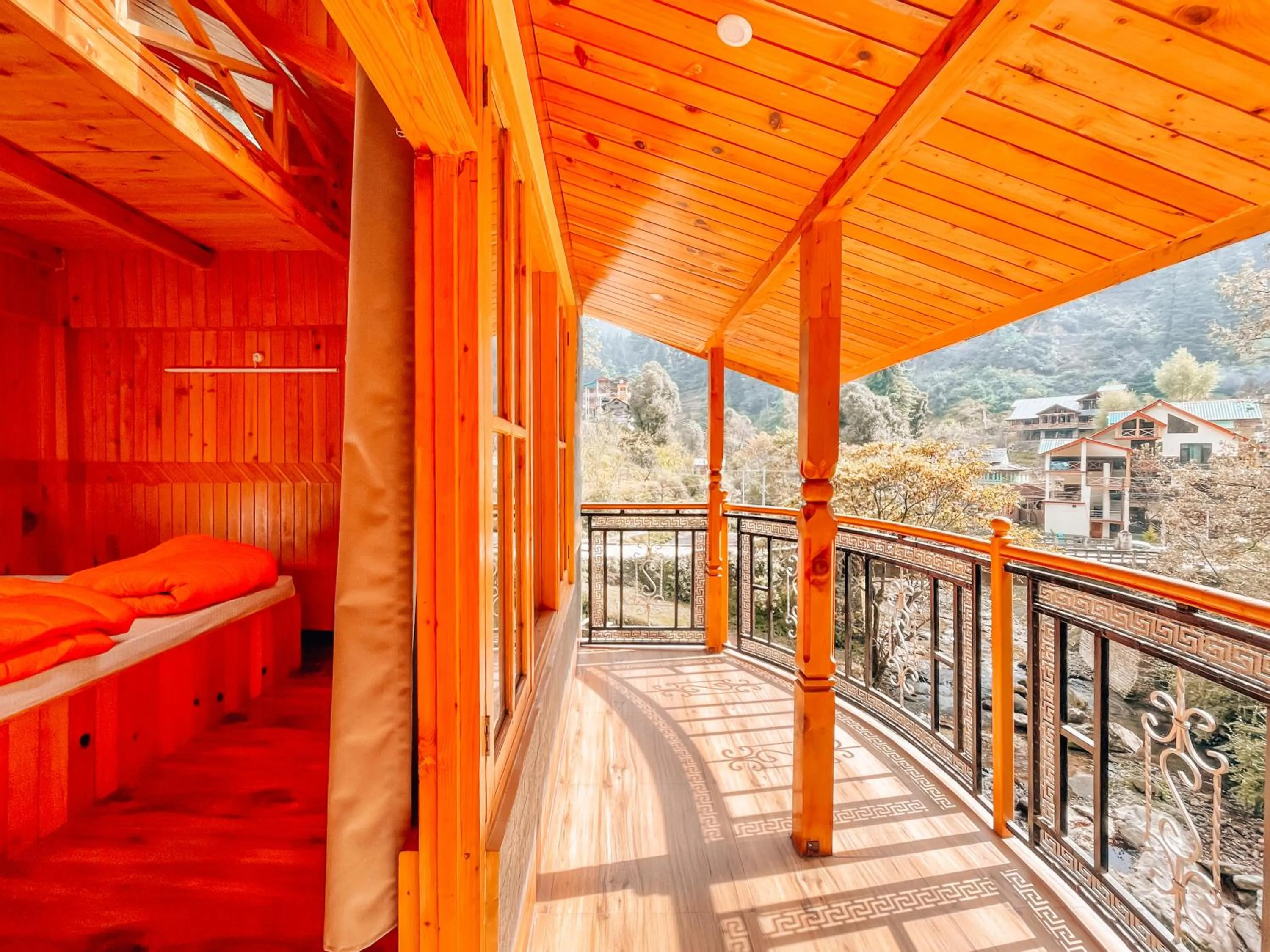 Natural landscape in Madpackers Jibhi - Of Streamsides & Waterfalls