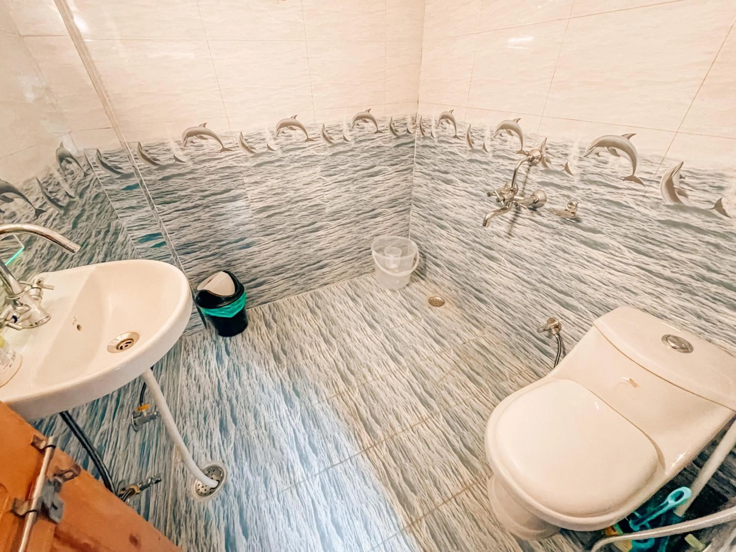 Shower in Madpackers Jibhi - Of Streamsides & Waterfalls