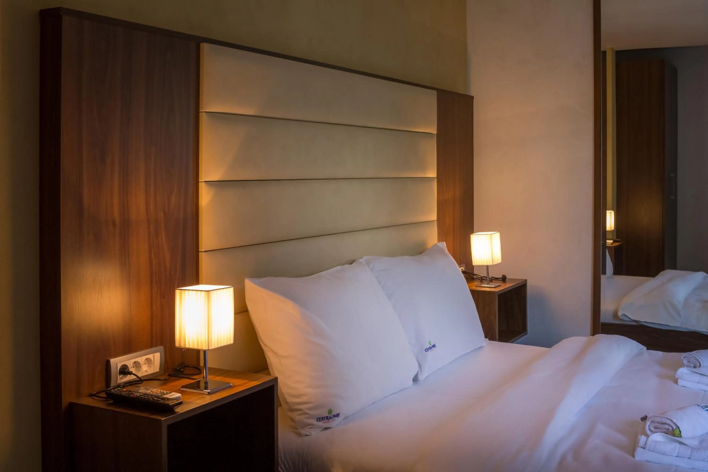 Bedroom, Bed in Central Park Residence