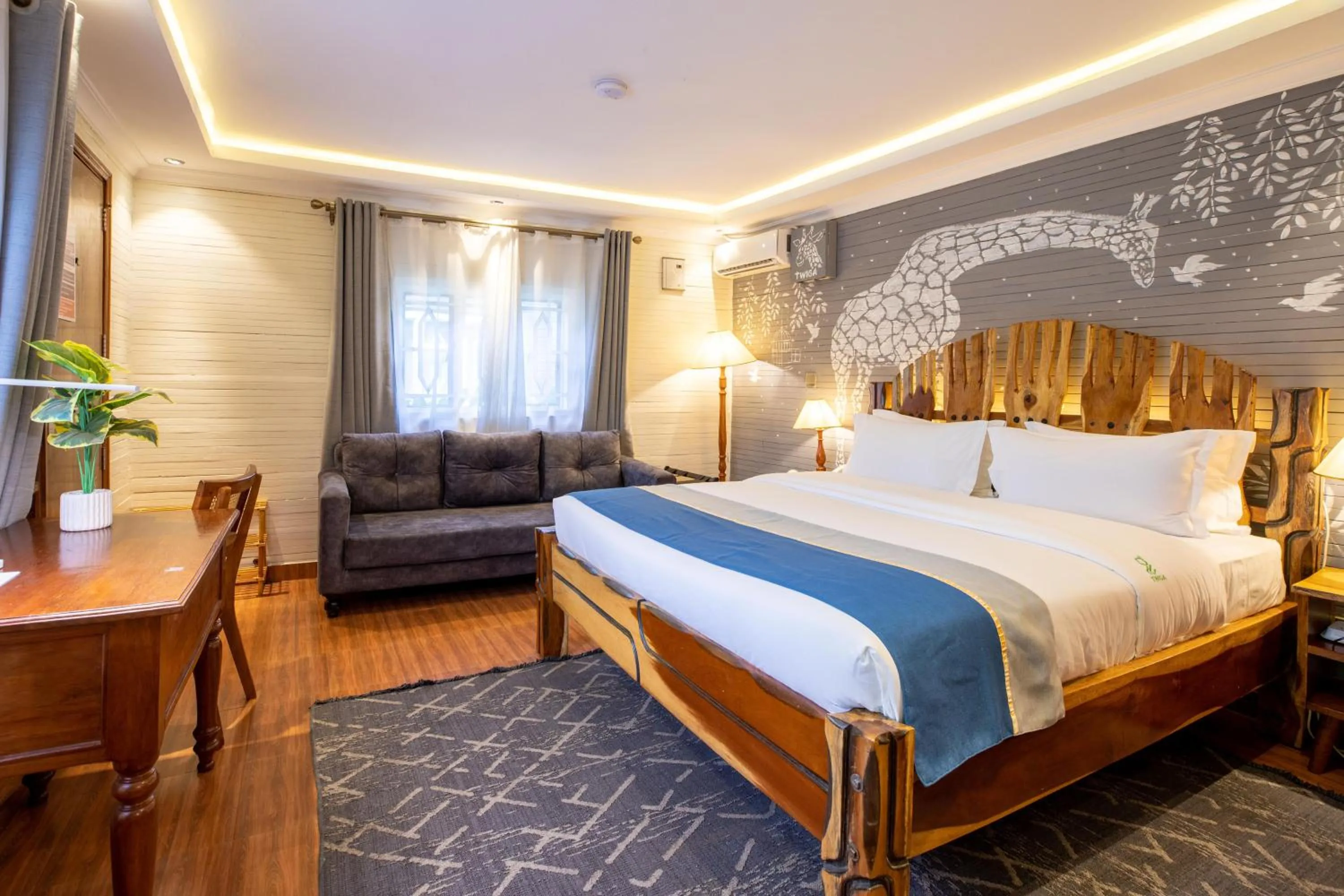 Photo of the whole room, Bed in Gigiri Lion Villas I