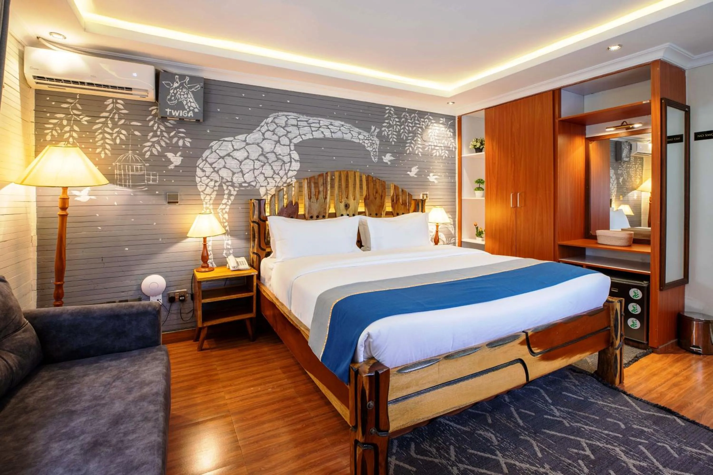 Bed in Gigiri Lion Villas I