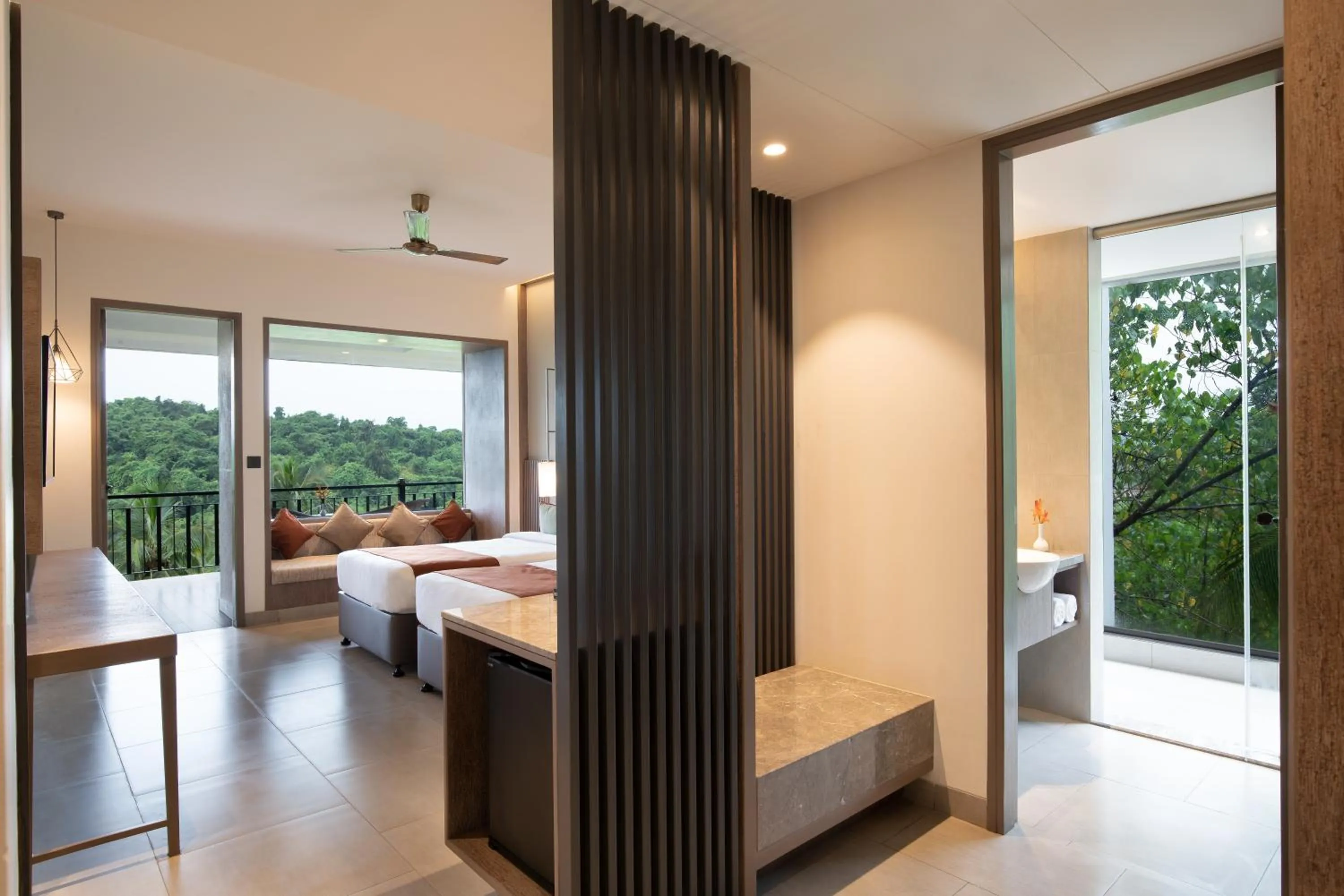 Bedroom, Bed in Amoravida By 7 Apple Resorts, Goa