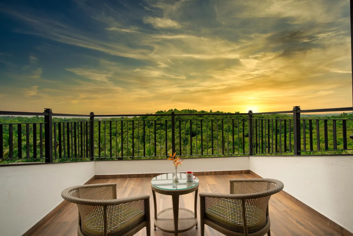 Balcony/Terrace in Amoravida By 7 Apple Resorts, Goa