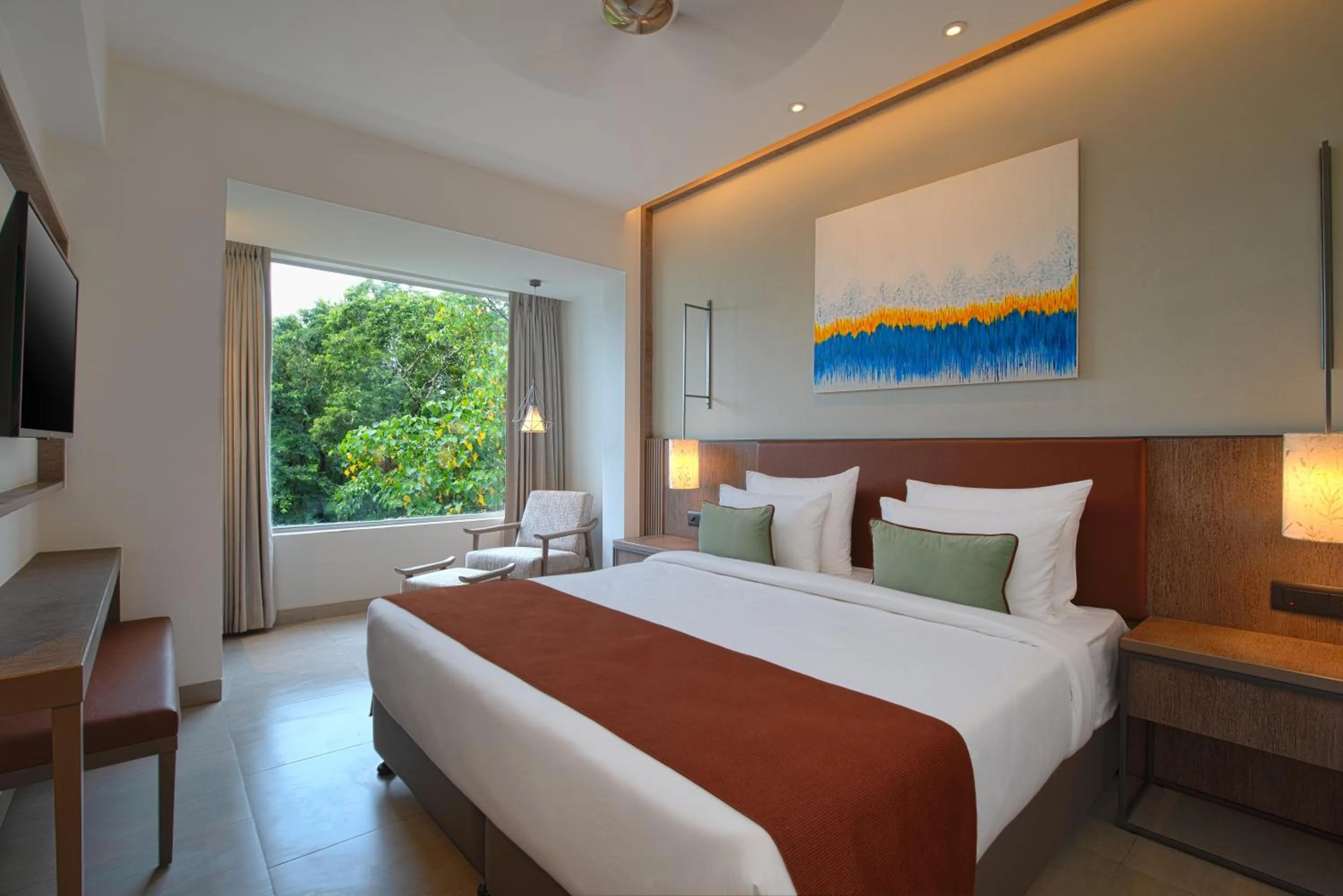 Photo of the whole room, Bed in Amoravida By 7 Apple Resorts, Goa