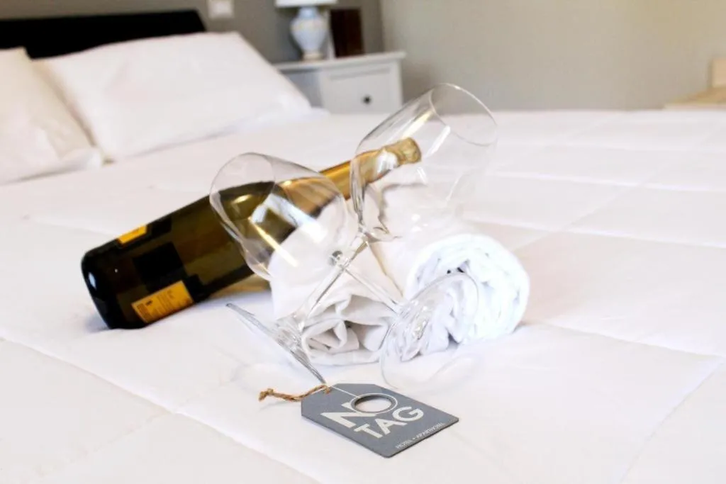 Bed in Colonna Rooms & apartment