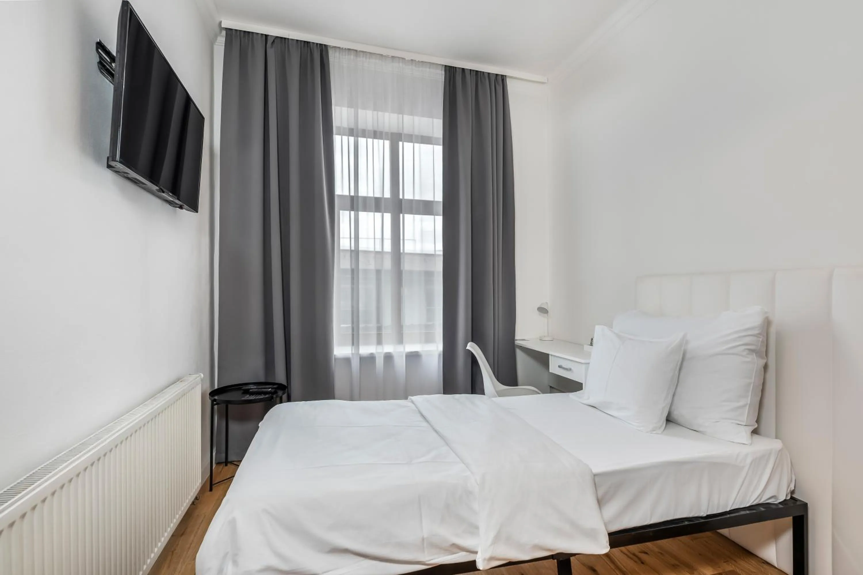 Bed in Pytloun Self Check-in Hotel Liberec