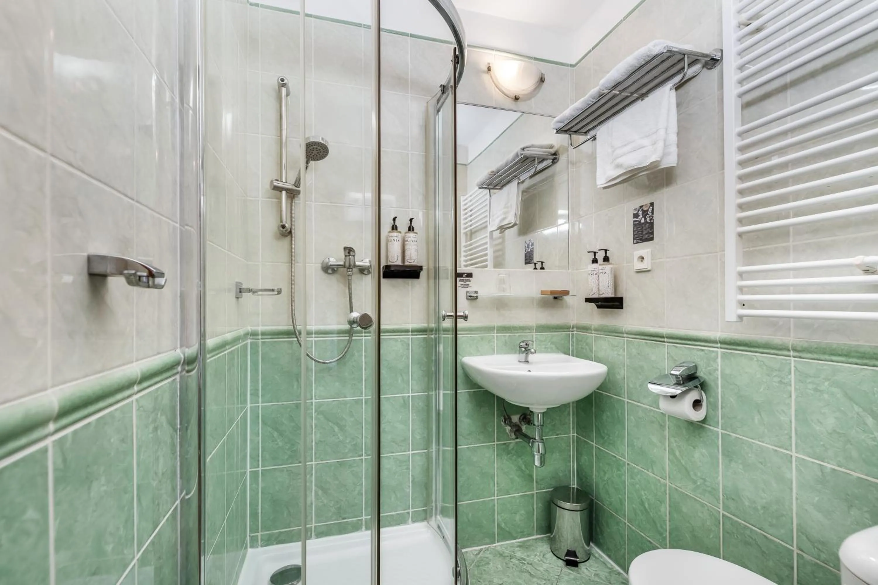 Bathroom in Pytloun Self Check-in Hotel Liberec