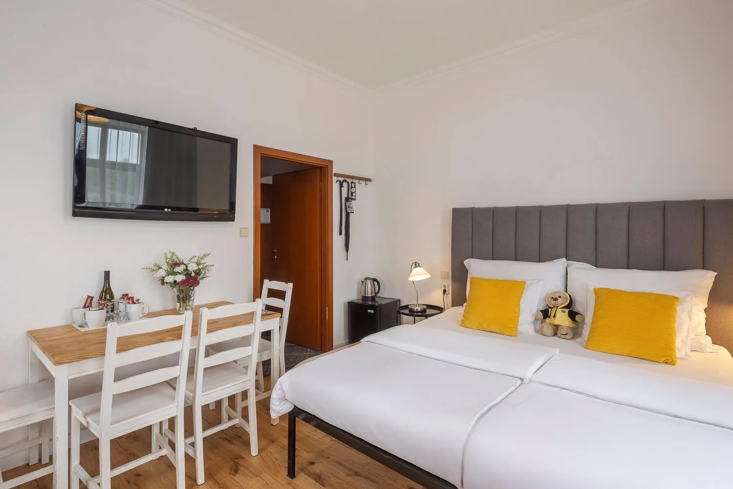 Bed in Pytloun Self Check-in Hotel Liberec