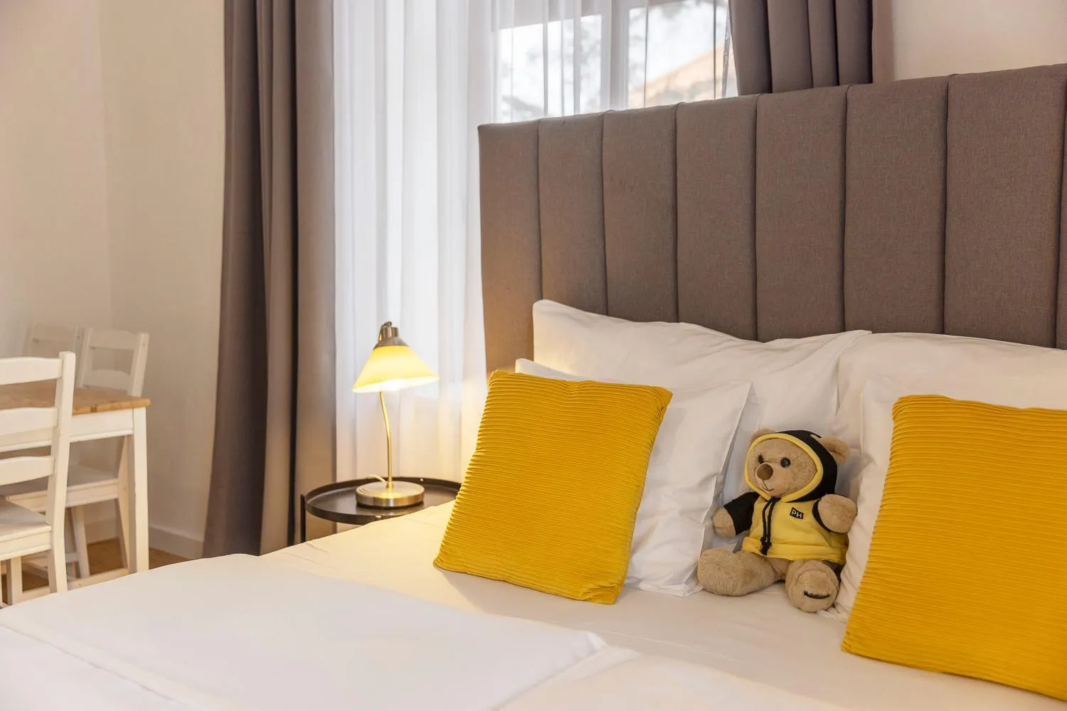 Bed in Pytloun Self Check-in Hotel Liberec