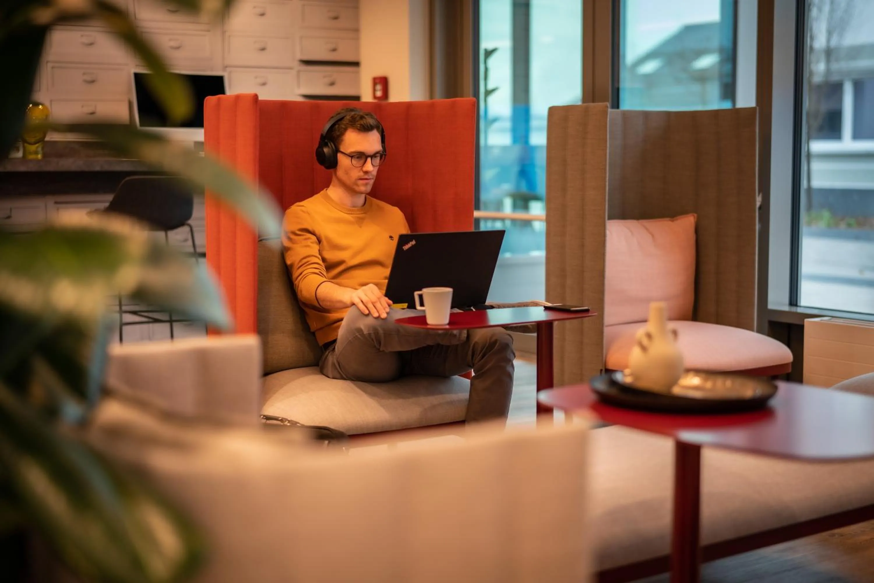 Lobby or reception in LOGINN Hotel Stuttgart Zuffenhausen