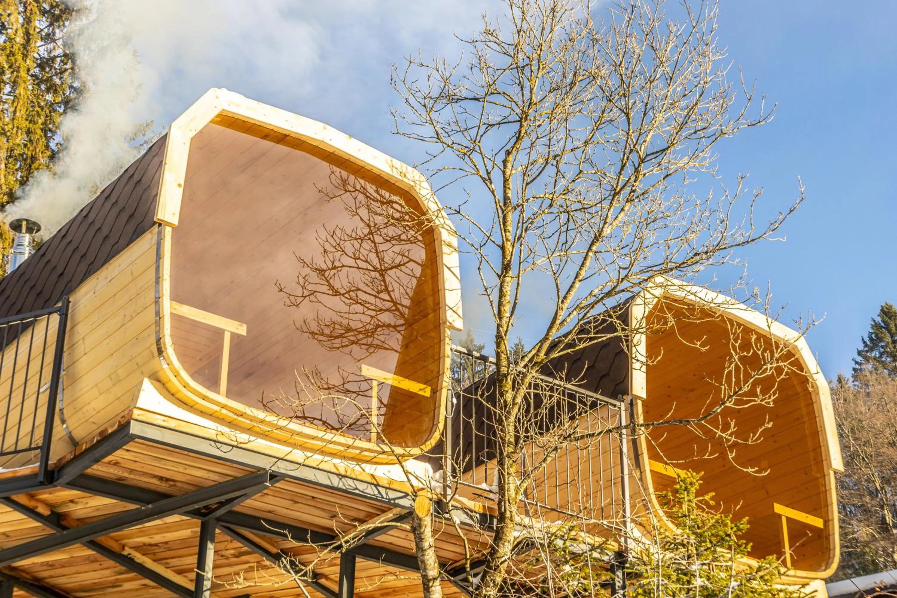 Sauna in Garden Wellness Hotel S