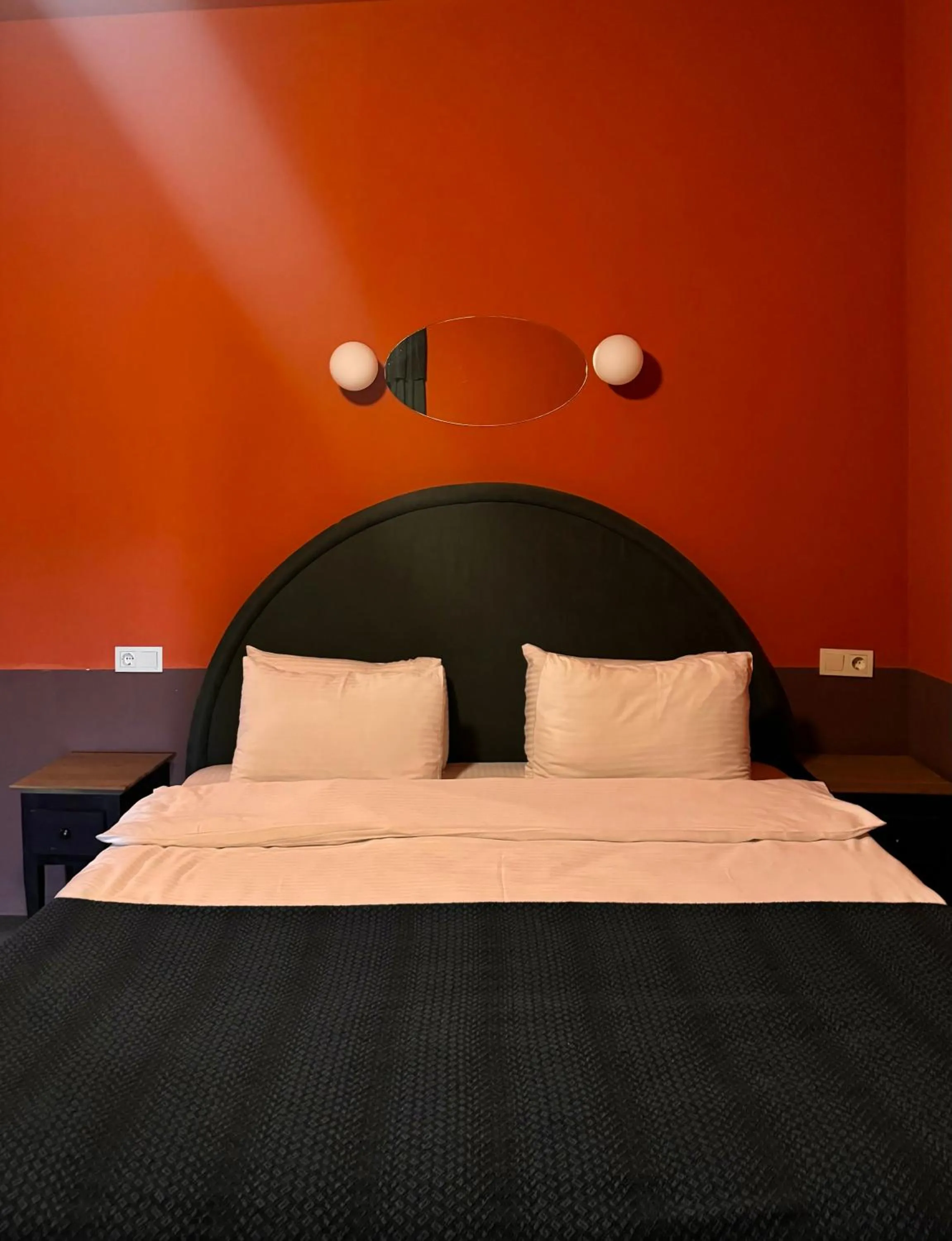 Bed in Hotel Memoire Kutaisi