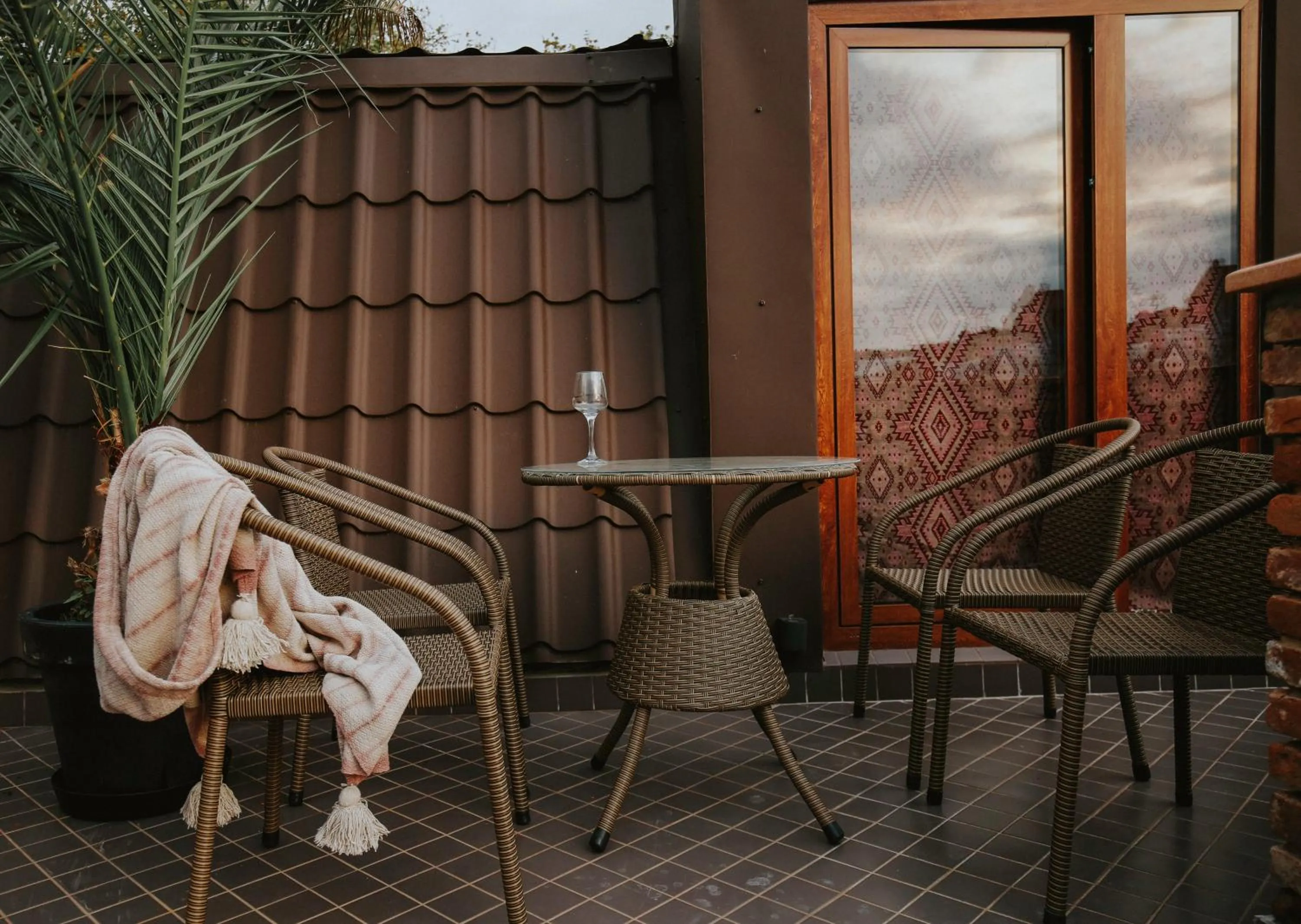 Patio in Hotel Memoire Kutaisi