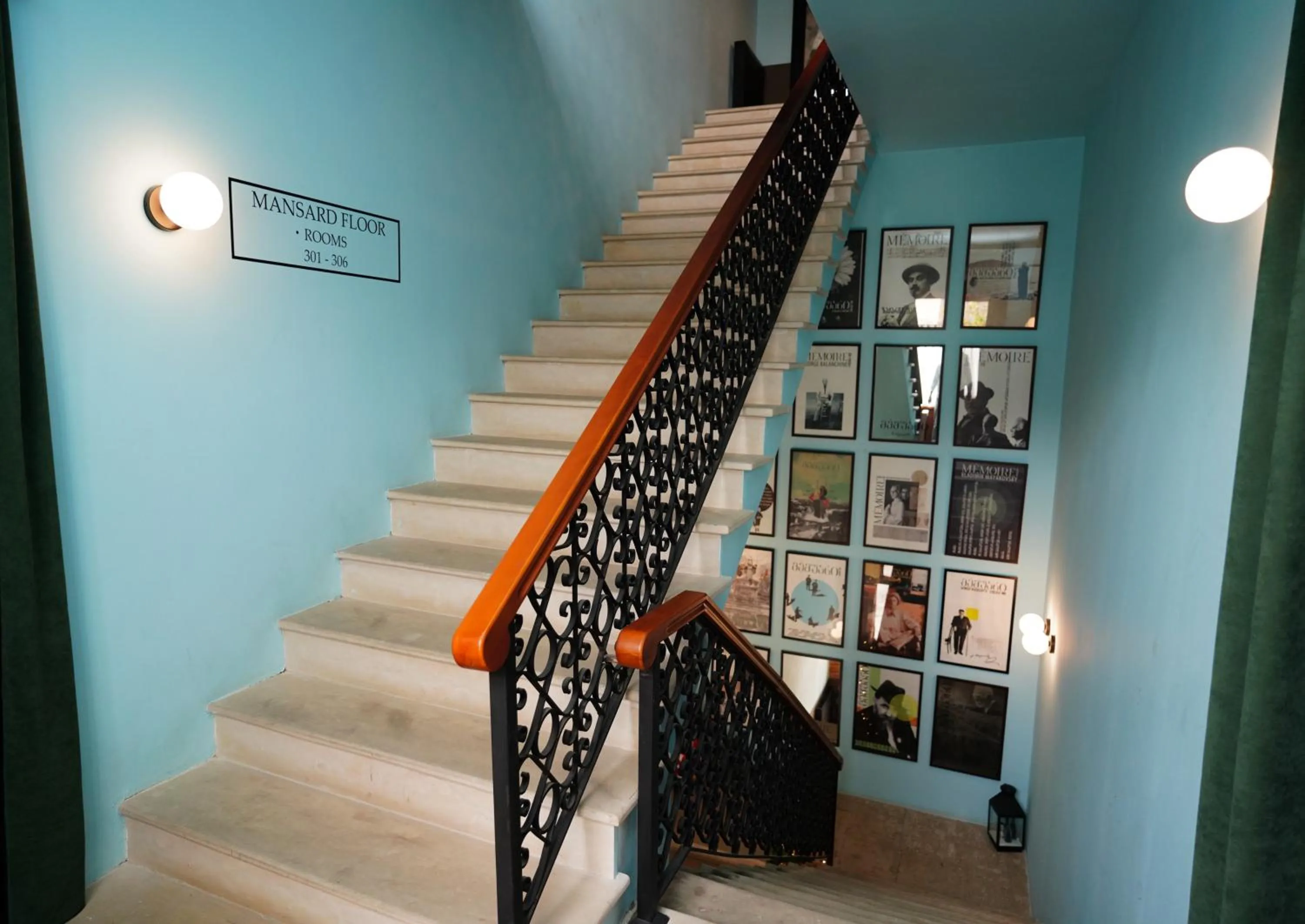 Decorative detail in Hotel Memoire Kutaisi