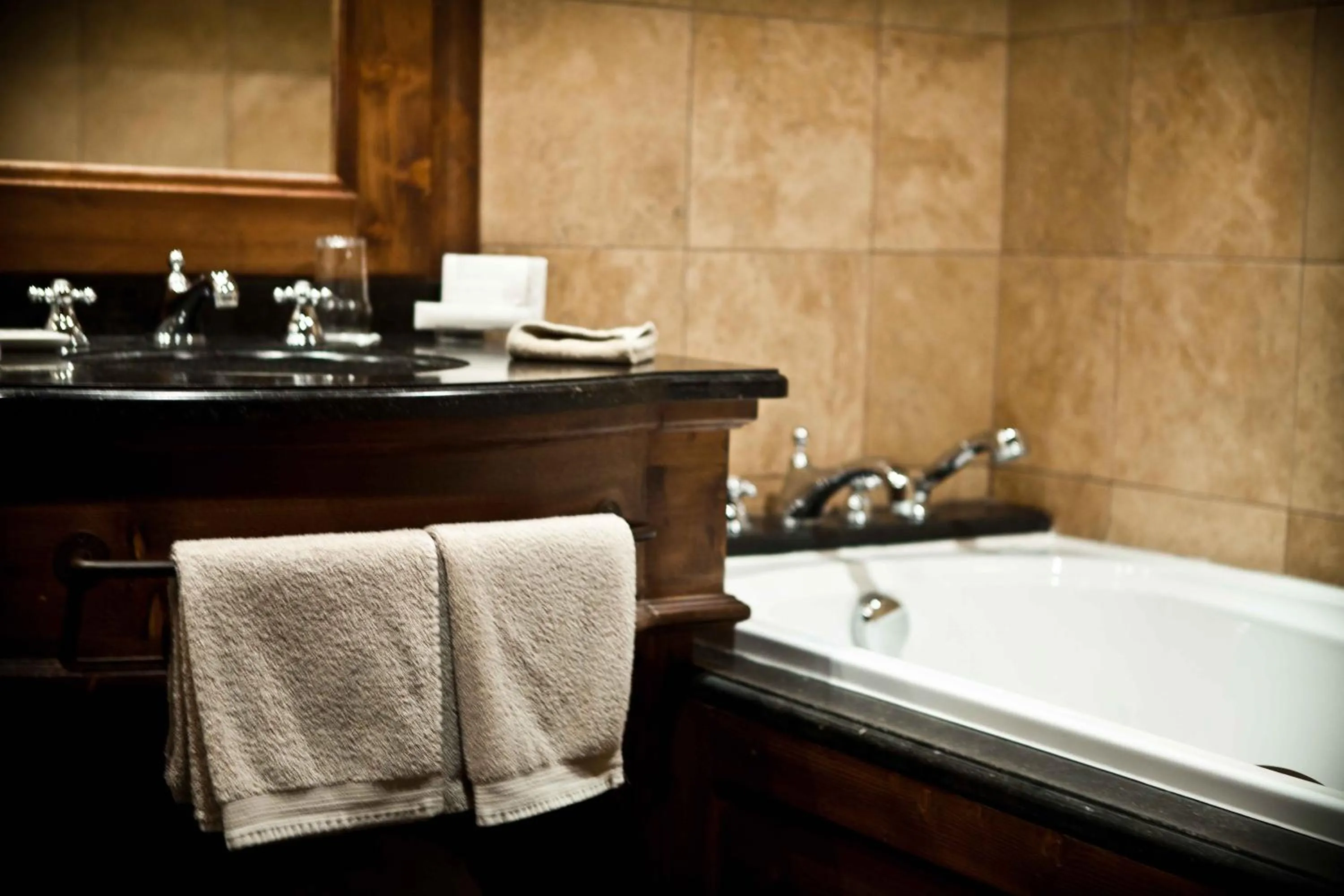 Bathroom in Hôtel Les Barmes De l'Ours