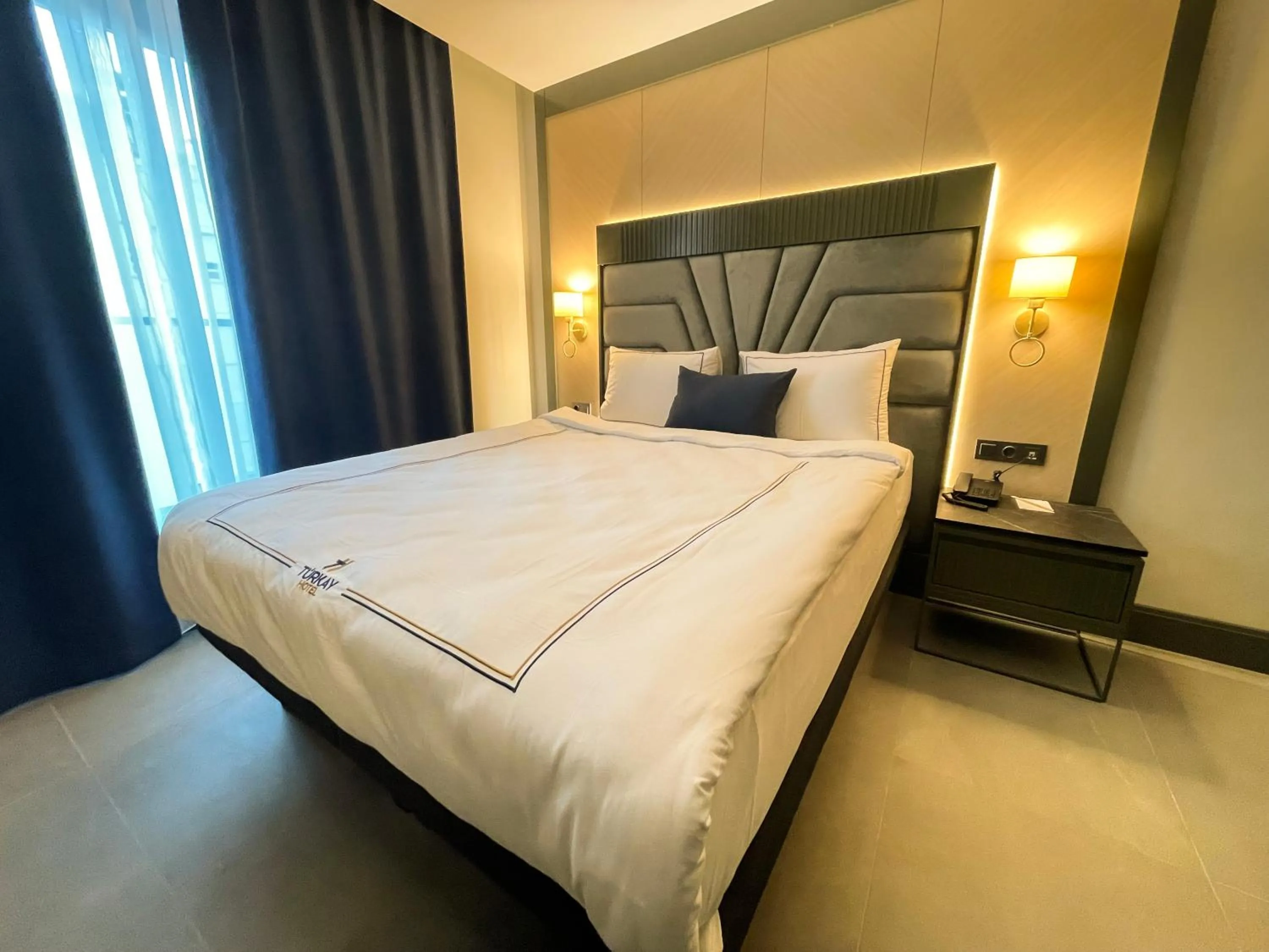 Bed in Türkay Hotel