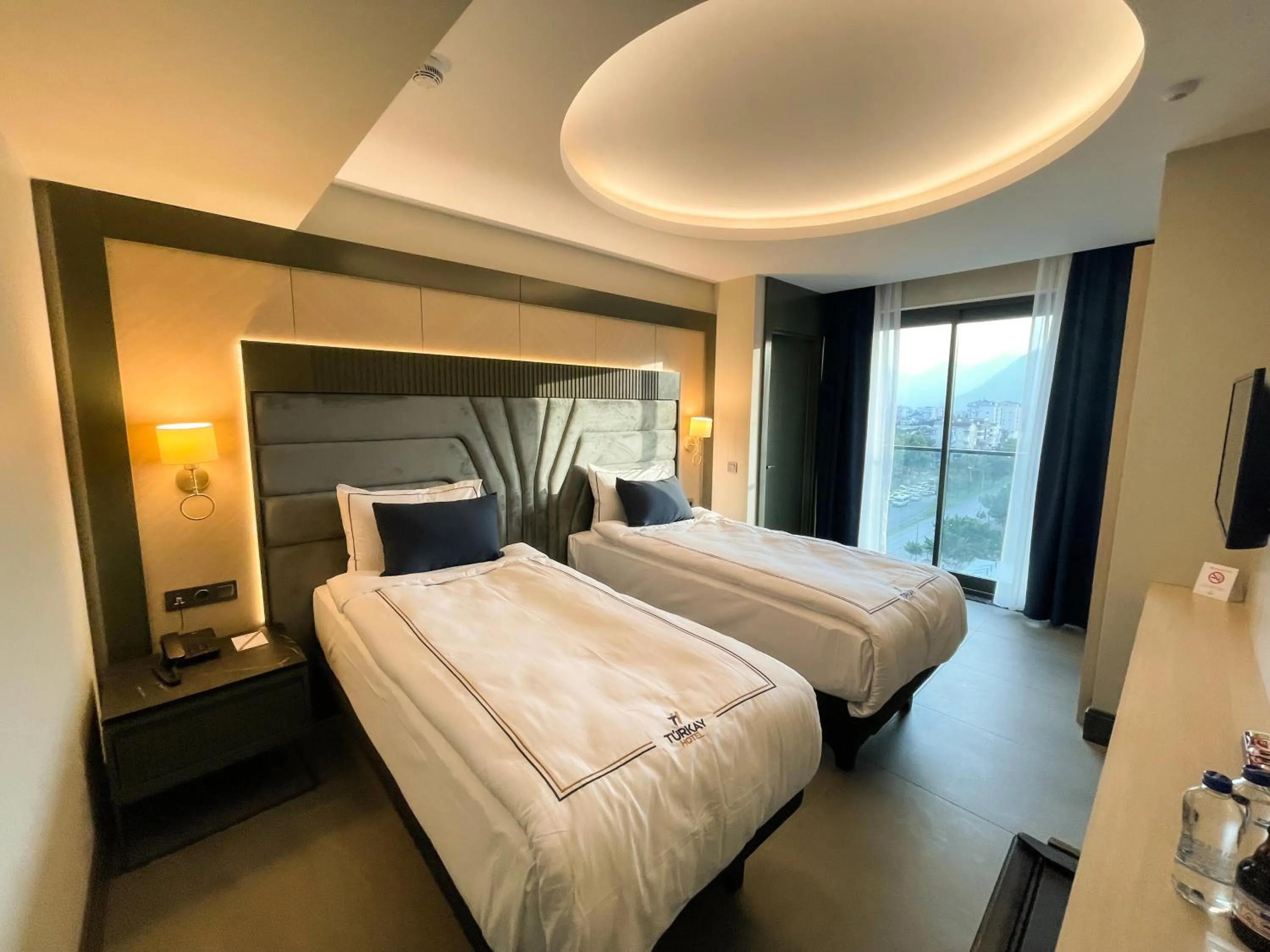 Bed in Türkay Hotel