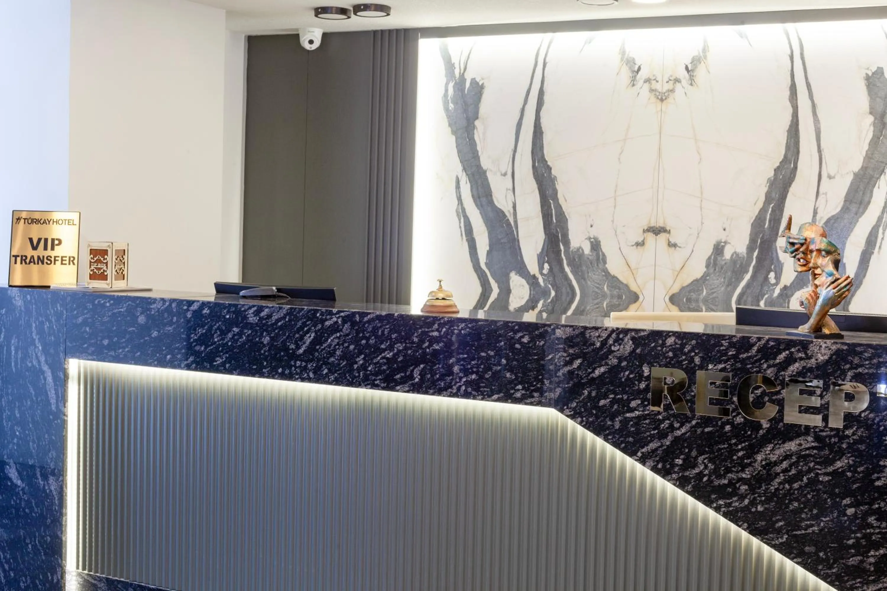 Lobby or reception in Türkay Hotel