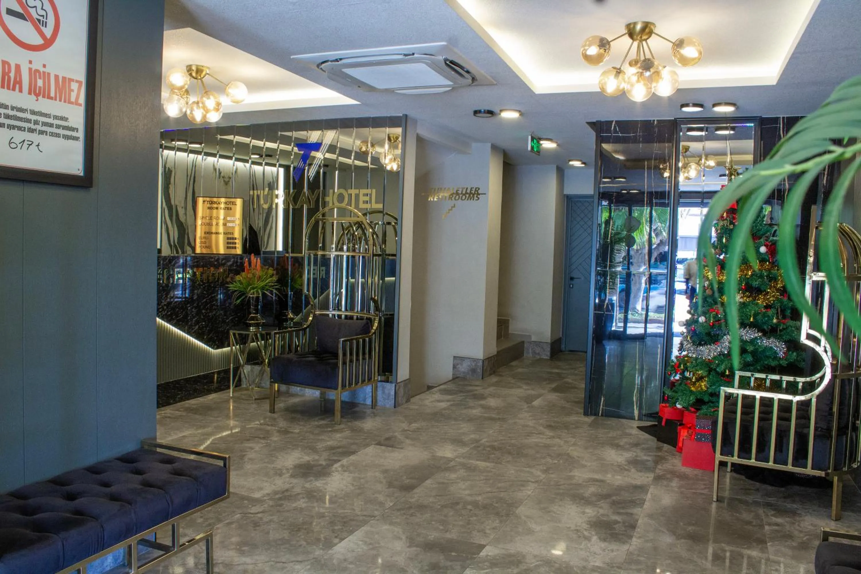 Lobby or reception in Türkay Hotel