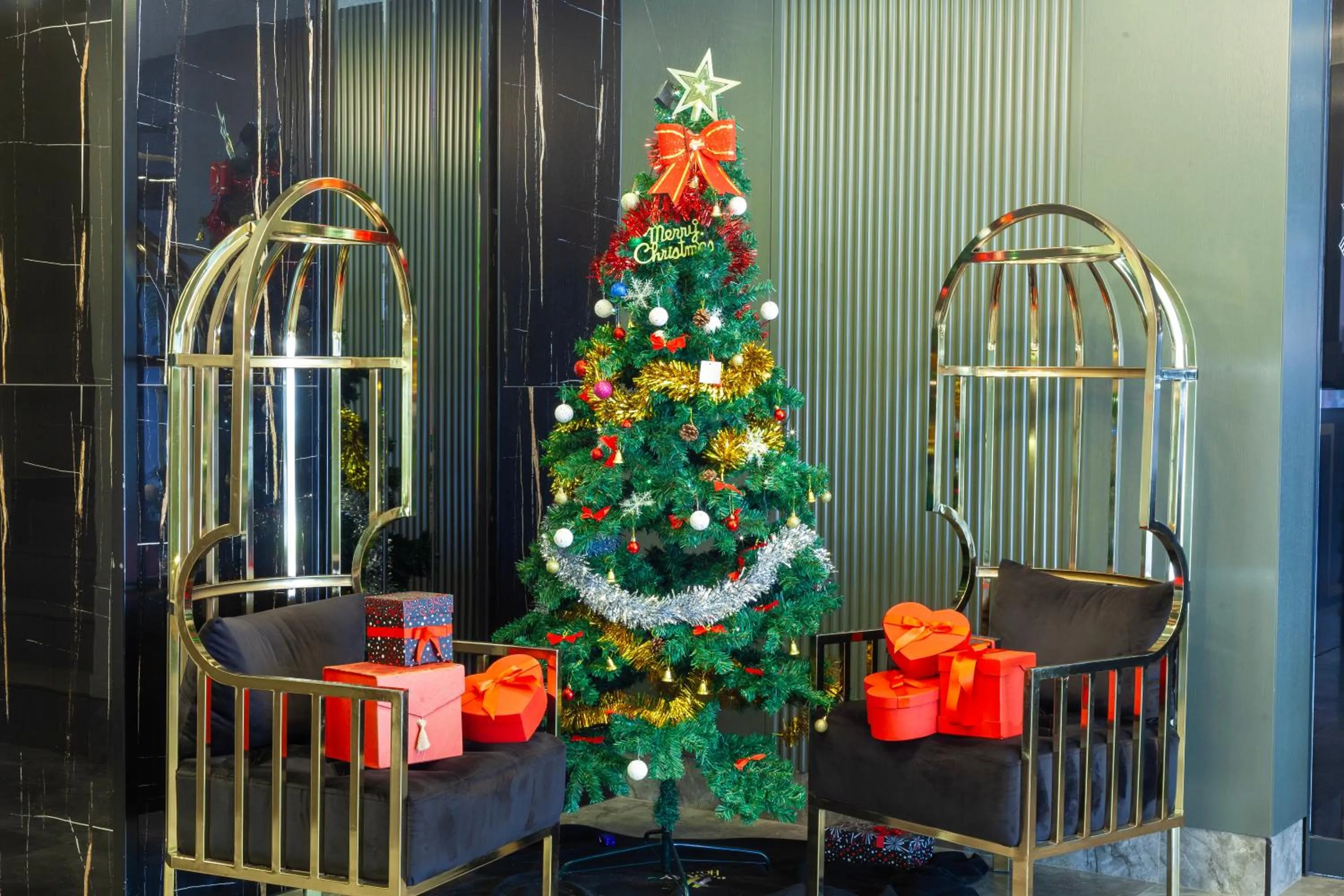 Lobby or reception in Türkay Hotel