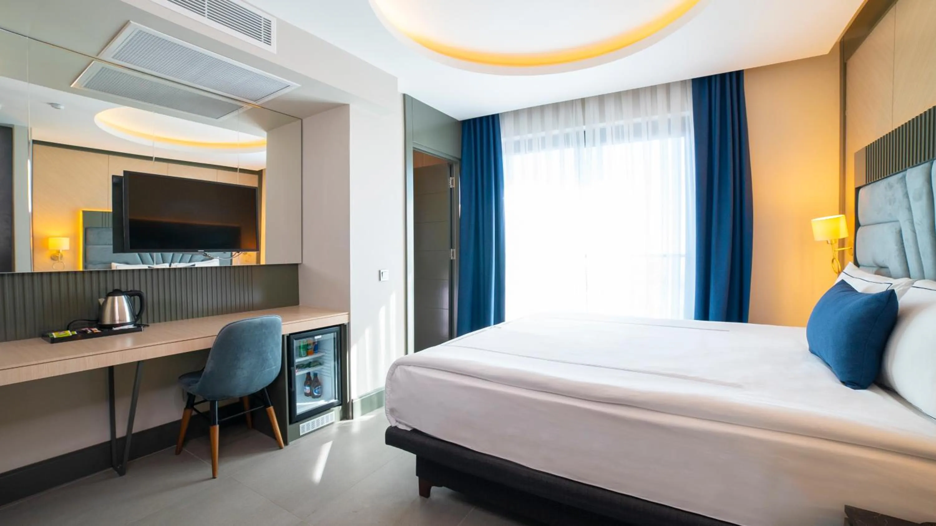 Bed in Türkay Hotel