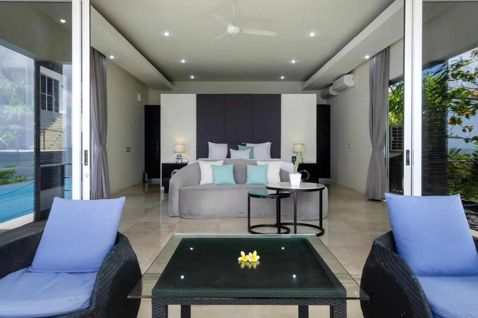 Bedroom in Suluban Cliff Bali Villa