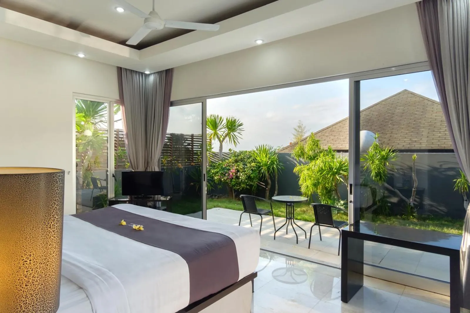 Bedroom, Bed in Suluban Cliff Bali Villa