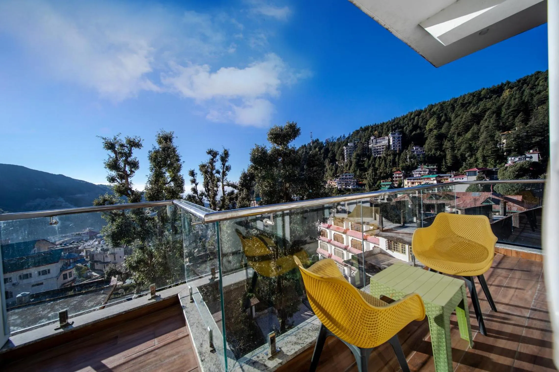 Balcony/Terrace in Tripli Hotels Shivaay