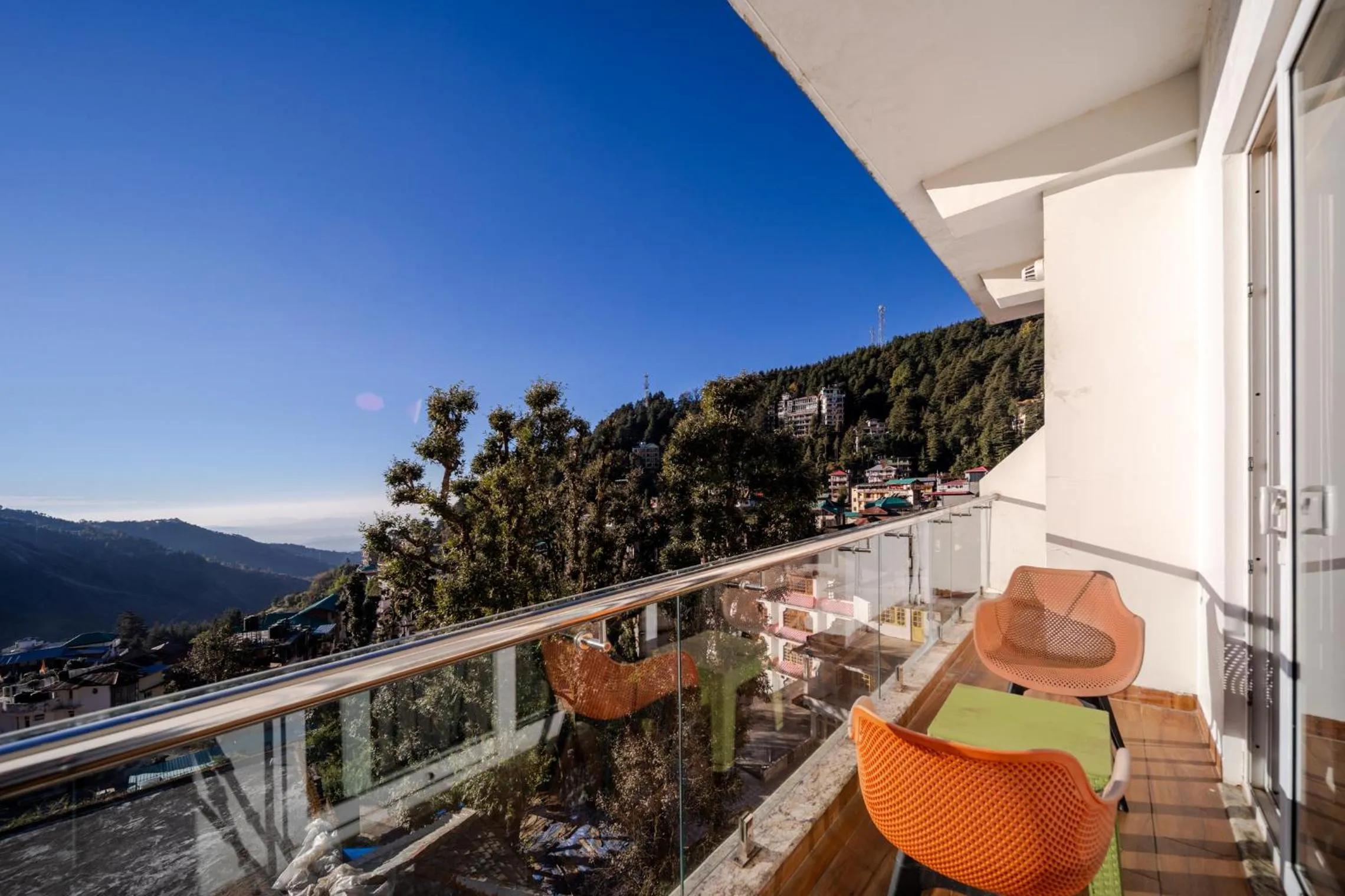 Balcony/Terrace in Tripli Hotels Shivaay