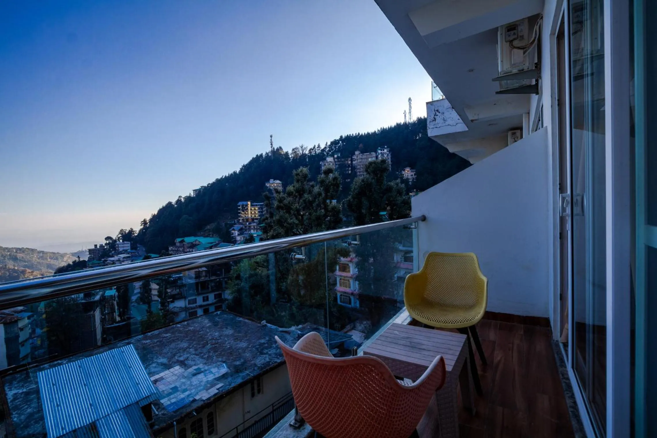 Balcony/Terrace in Tripli Hotels Shivaay
