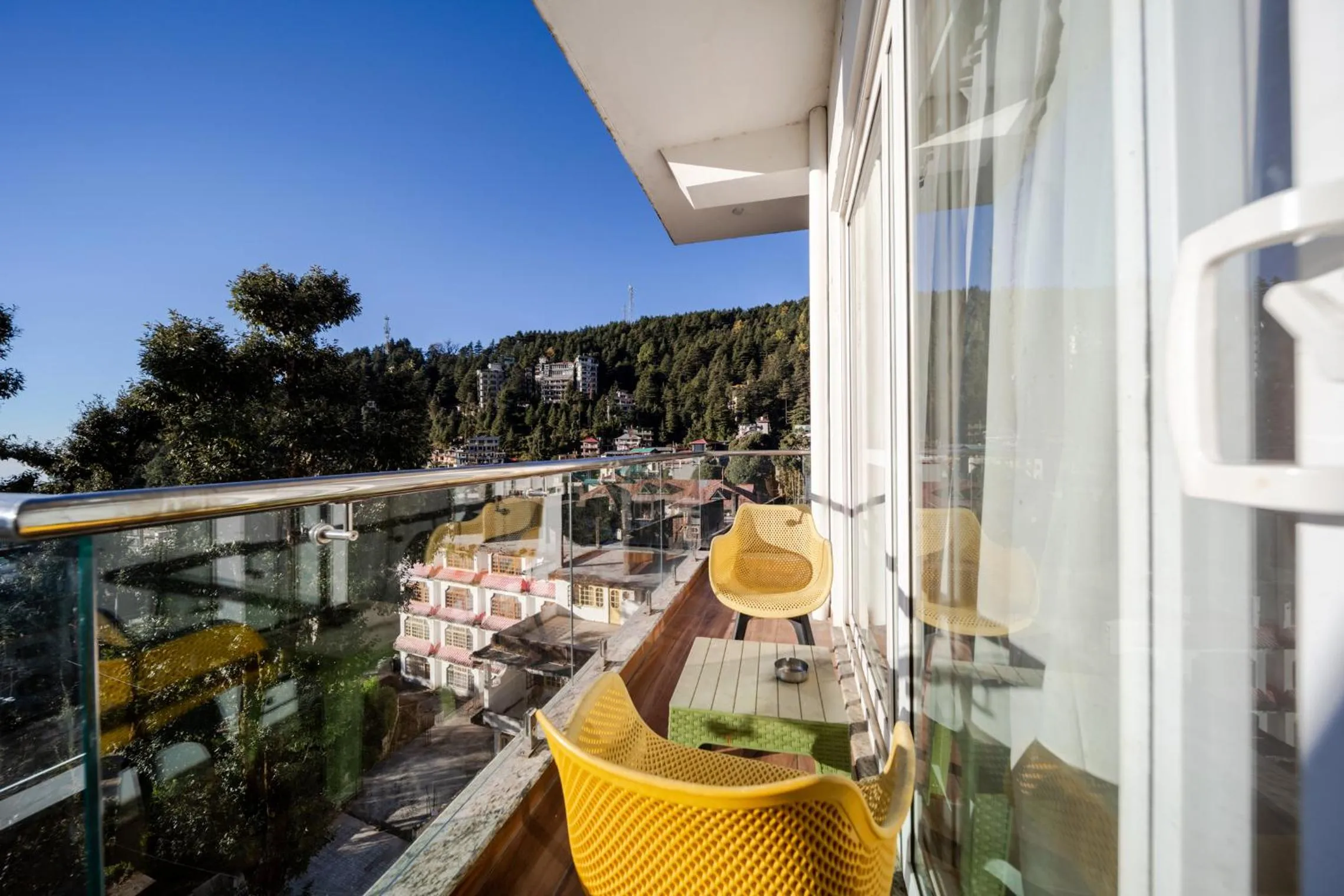 Balcony/Terrace in Tripli Hotels Shivaay