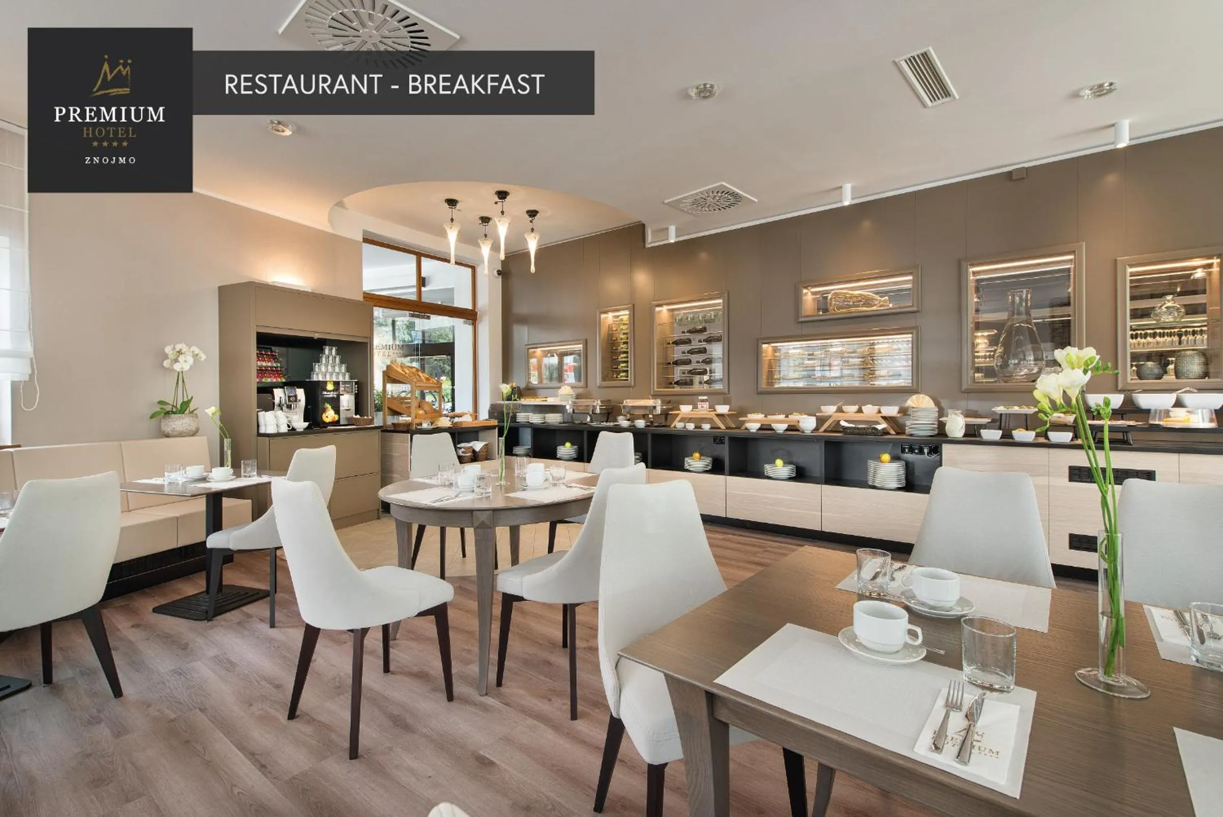 Restaurant/places to eat in PREMIUM Wellness & Wine Hotel Znojmo